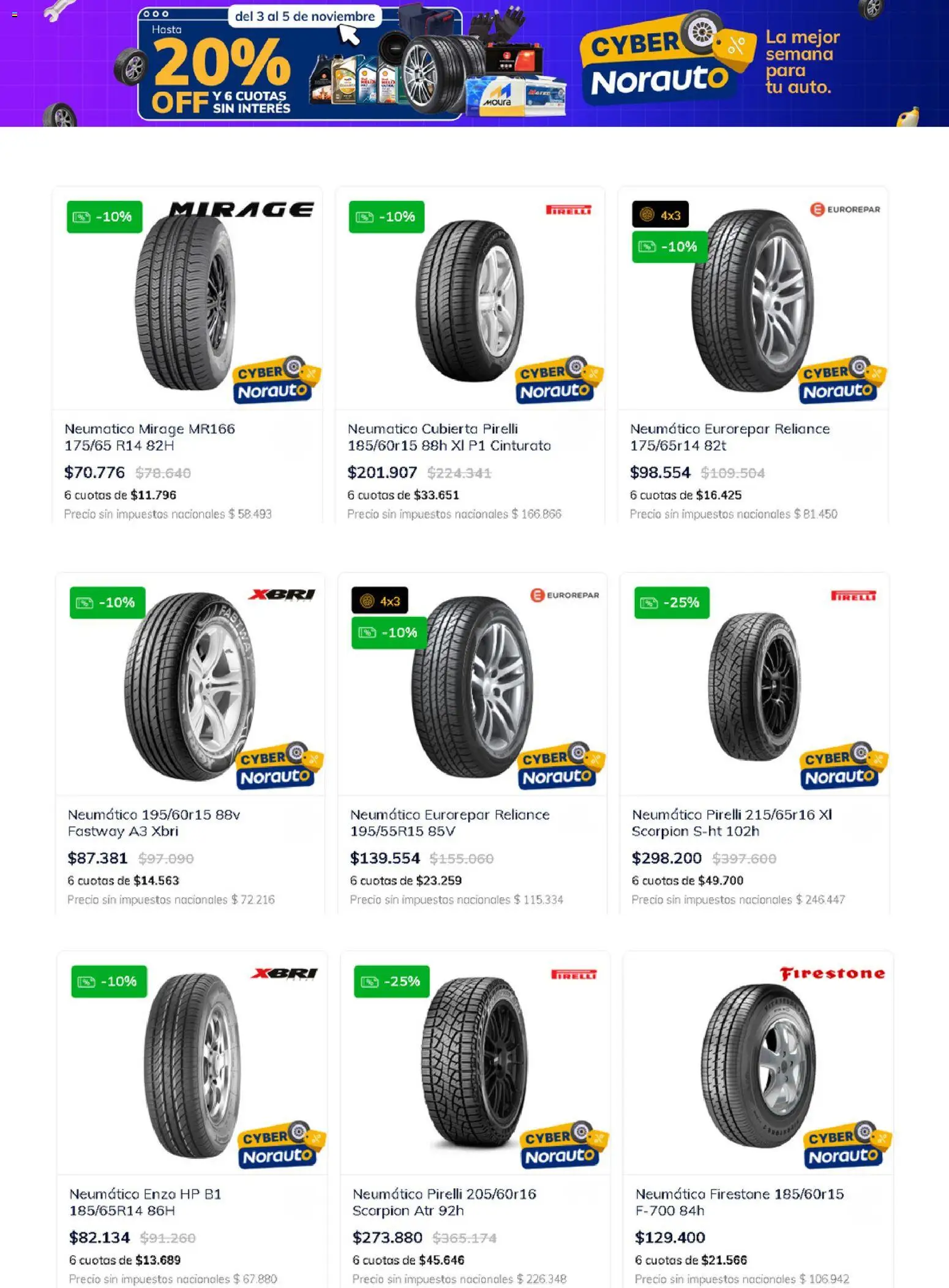 Norauto Cyber Monday │ válido desde el 03.11.2025 | Página: 3