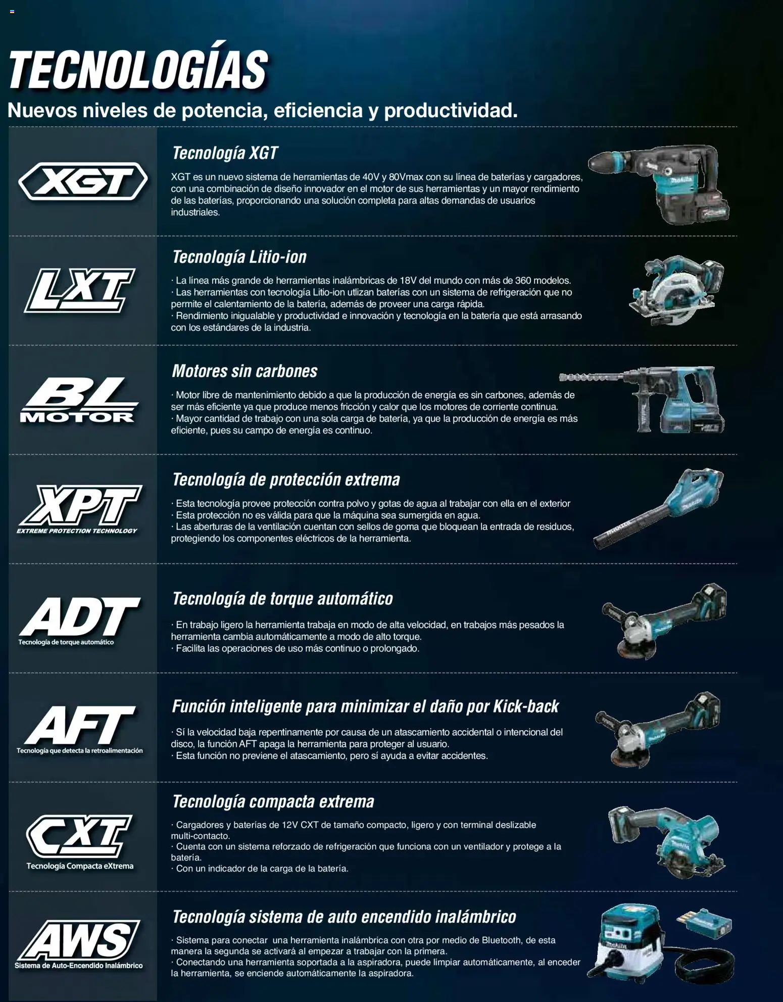 Nuevas ofertas de Makita válidas en toda la República Mexicana desde el 01.12.2025. ¡Encuentra las mejores ofertas en Makita catálogo Aspiradoras! | Página: 6 | Productos: Ventilador, Agua, Batería, Polvo