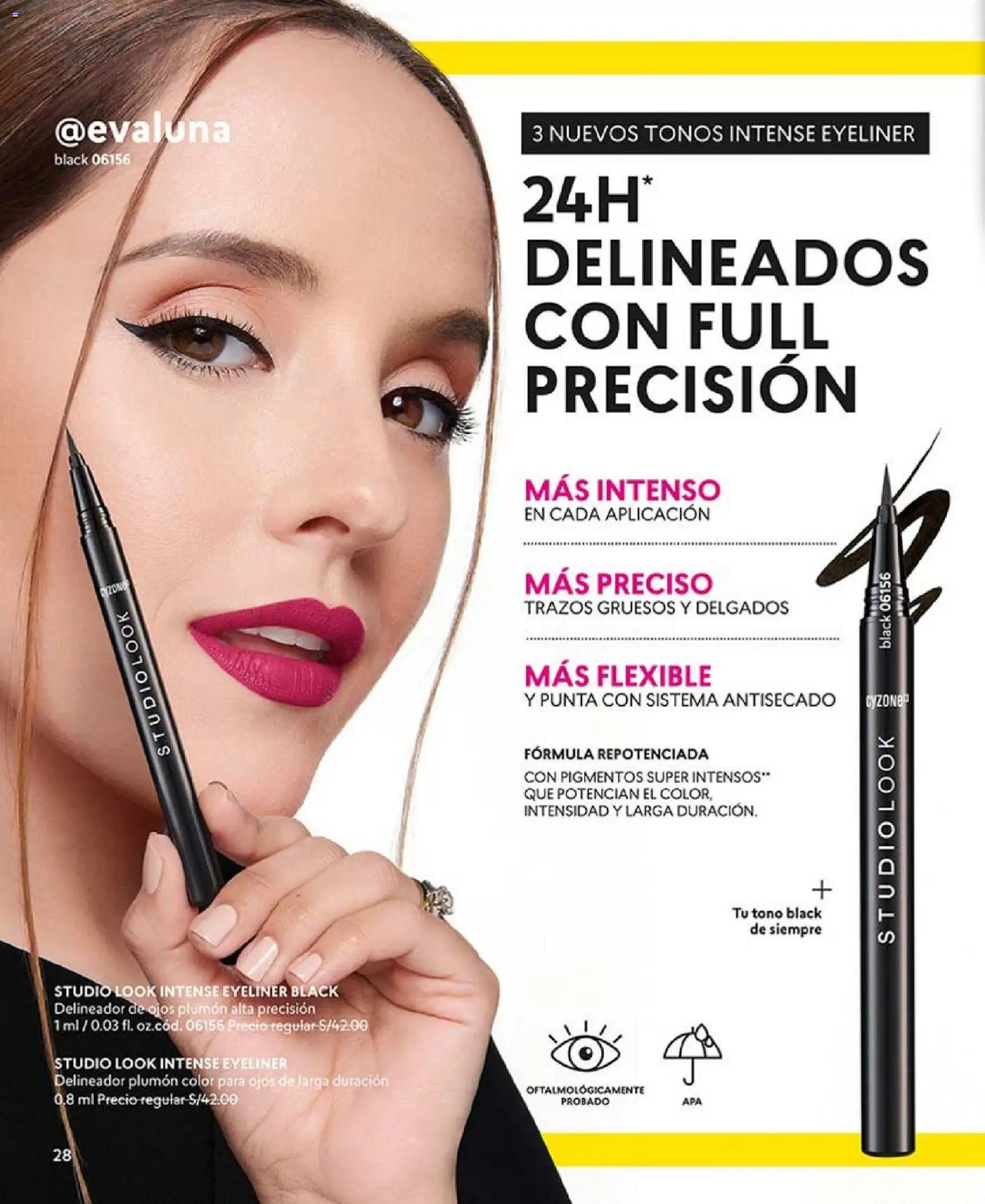 Catálogo CyZone válido desde 31.01.2026 | Página: 28 | Productos: Delineador de ojos, Delineador