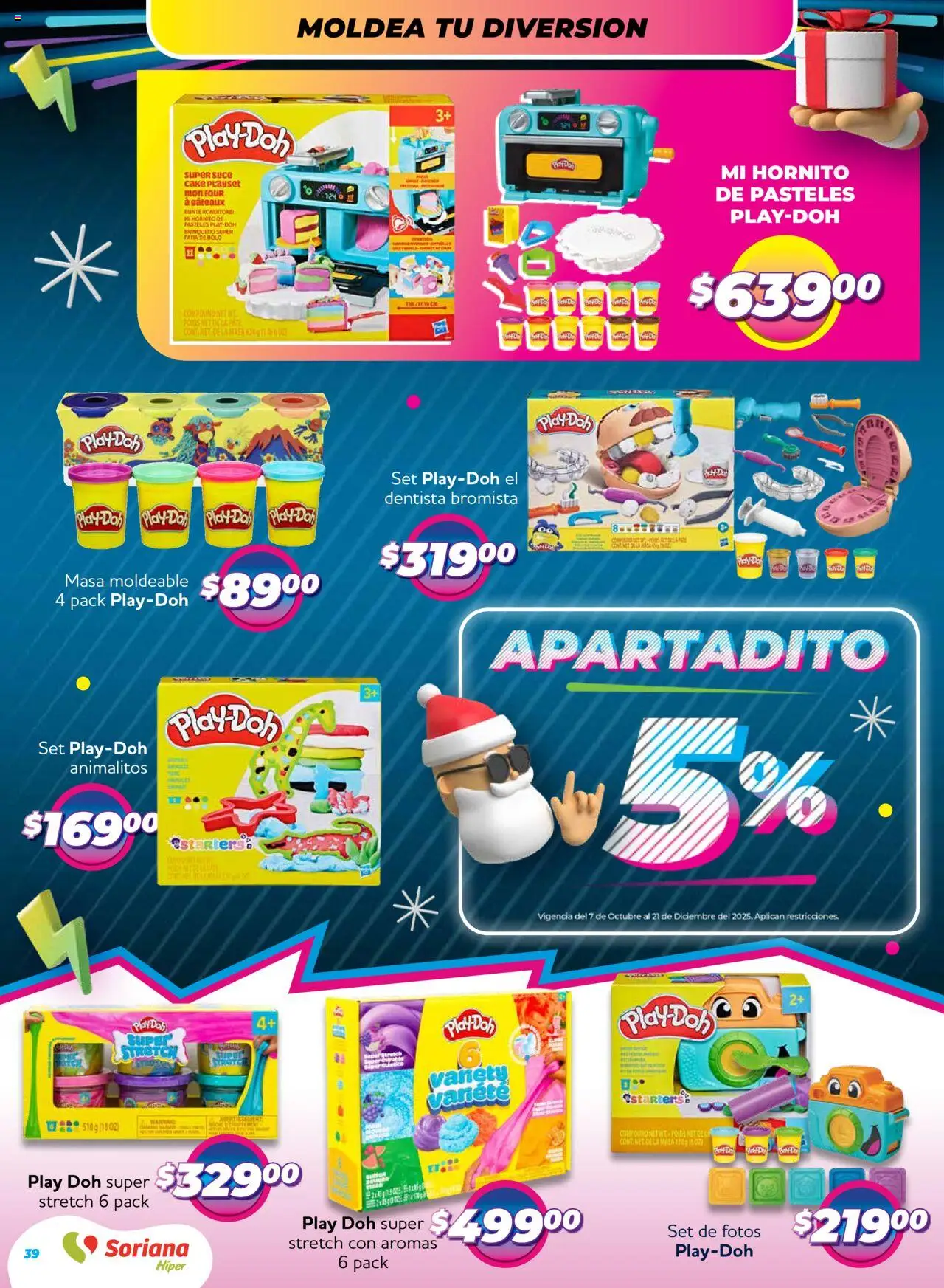 Nuevas ofertas de Soriana válidas en toda la República Mexicana desde el 09.10.2025. ¡Encuentra las mejores ofertas en Soriana - Reino de los Juguetes Súper Nacional! | Página: 38 | Productos: Paté