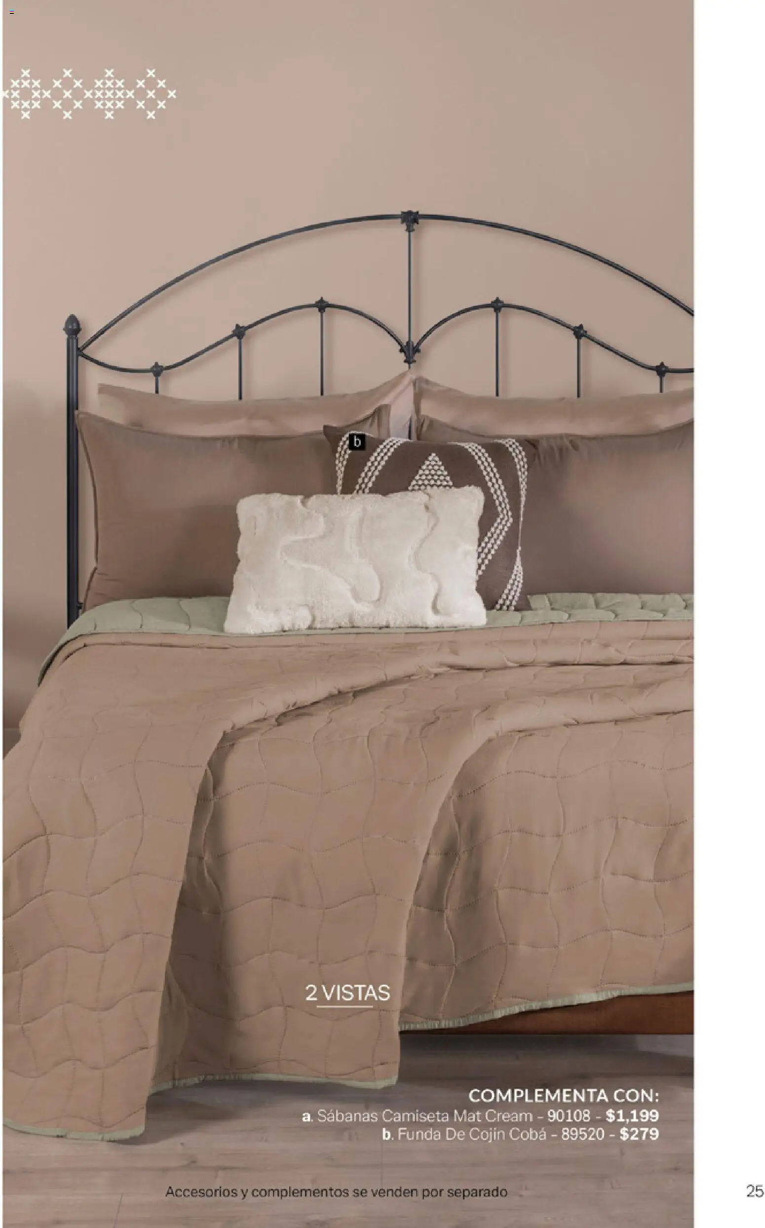 Nuevas ofertas de Vianney válidas en toda la República Mexicana desde el 06.03.2026. ¡Encuentra las mejores ofertas en Vianney catálogo Tu hogar, nuestra pasión! | Página: 27 | Productos: Funda, Sabanas, Camiseta