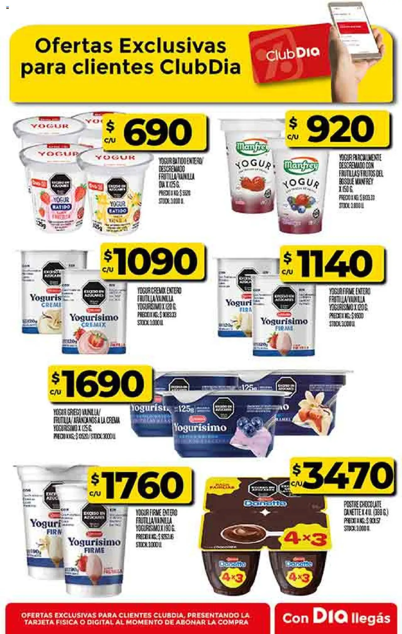 Supermercado DIA Ofertas │ válido desde el 06.08.2025 | Página: 41 | Productos: Frutilla, Yogur, Chocolate, Crema