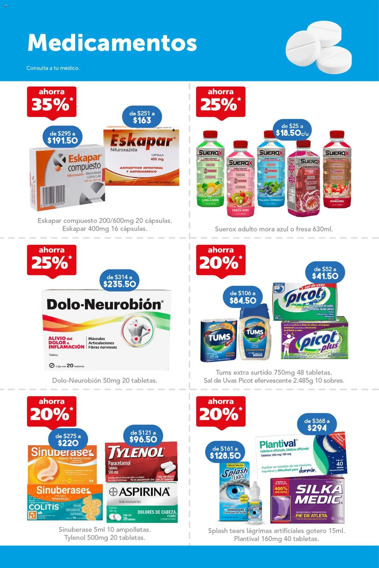 Nuevas ofertas de Farmacia San Pablo válidas en toda la República Mexicana desde el 26.04.2026. ¡Encuentra las mejores ofertas en Farmacia San Pablo catálogo! | Página: 10