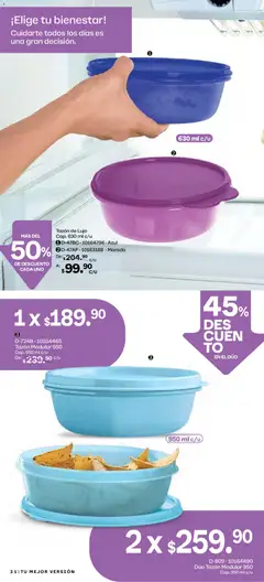 Vista previa de Tupperware catálogo, nuevo folleto de la tienda, válido en México a partir del 29.12.2025 | Página: 31 | Productos: Modular