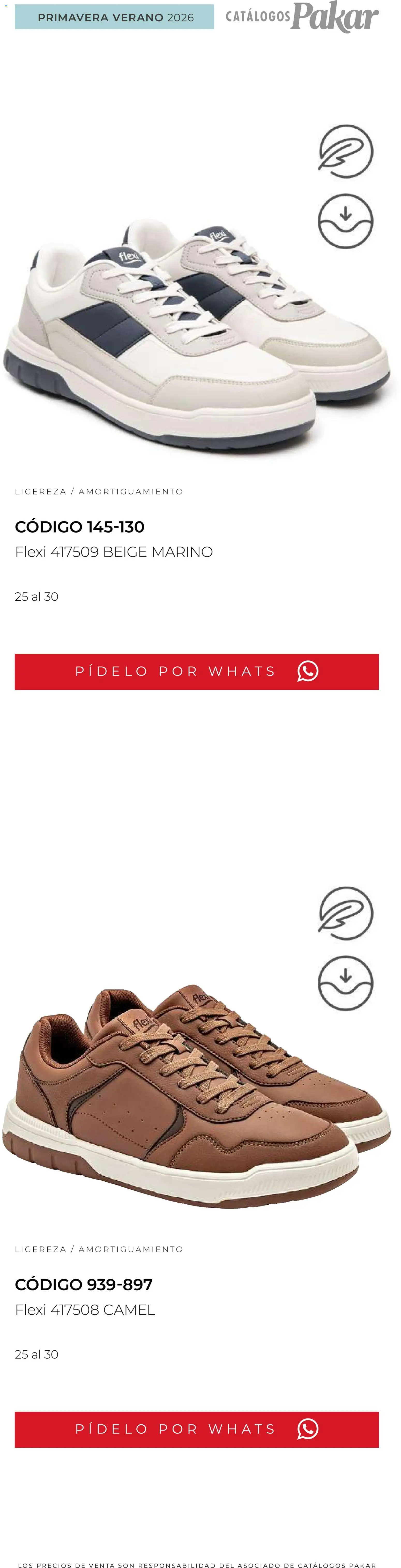 Nuevas ofertas de SC Pakar válidas en toda la República Mexicana desde el 04.03.2026. ¡Encuentra las mejores ofertas en SC Pakar catálogo Flexi PV26! | Página: 164