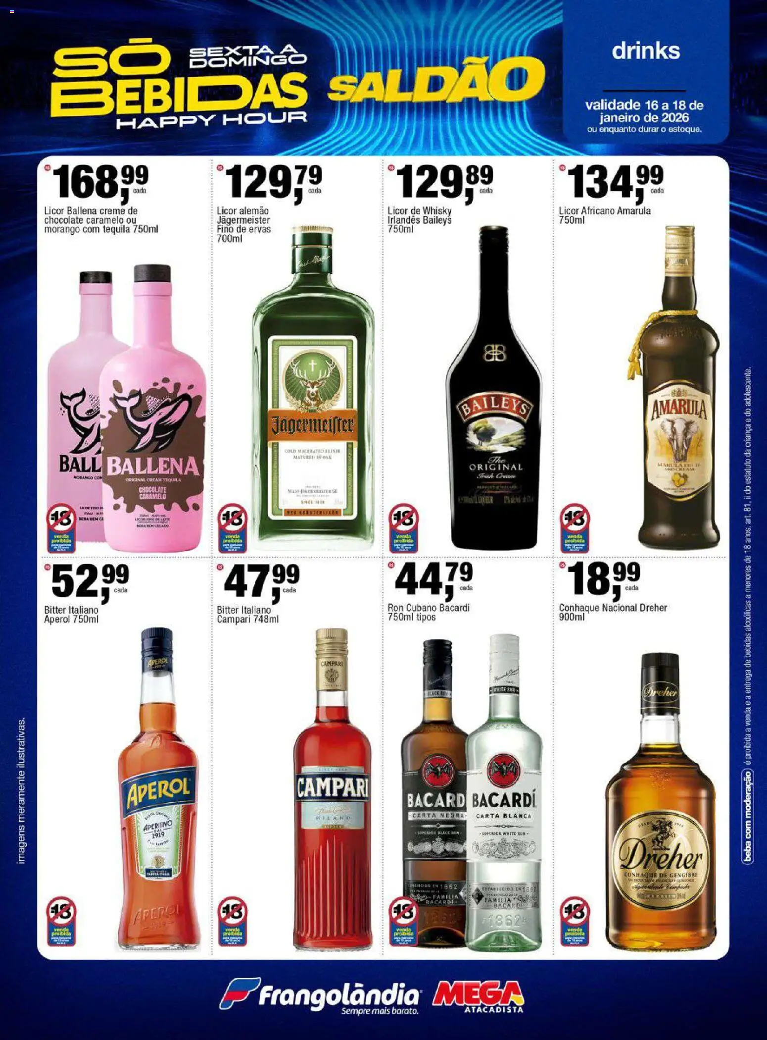 Frangolândia Folheto - válido de 16.01.2026 | Página: 4 | Produtos: Gengibre, Whisky, Licor, Tequila