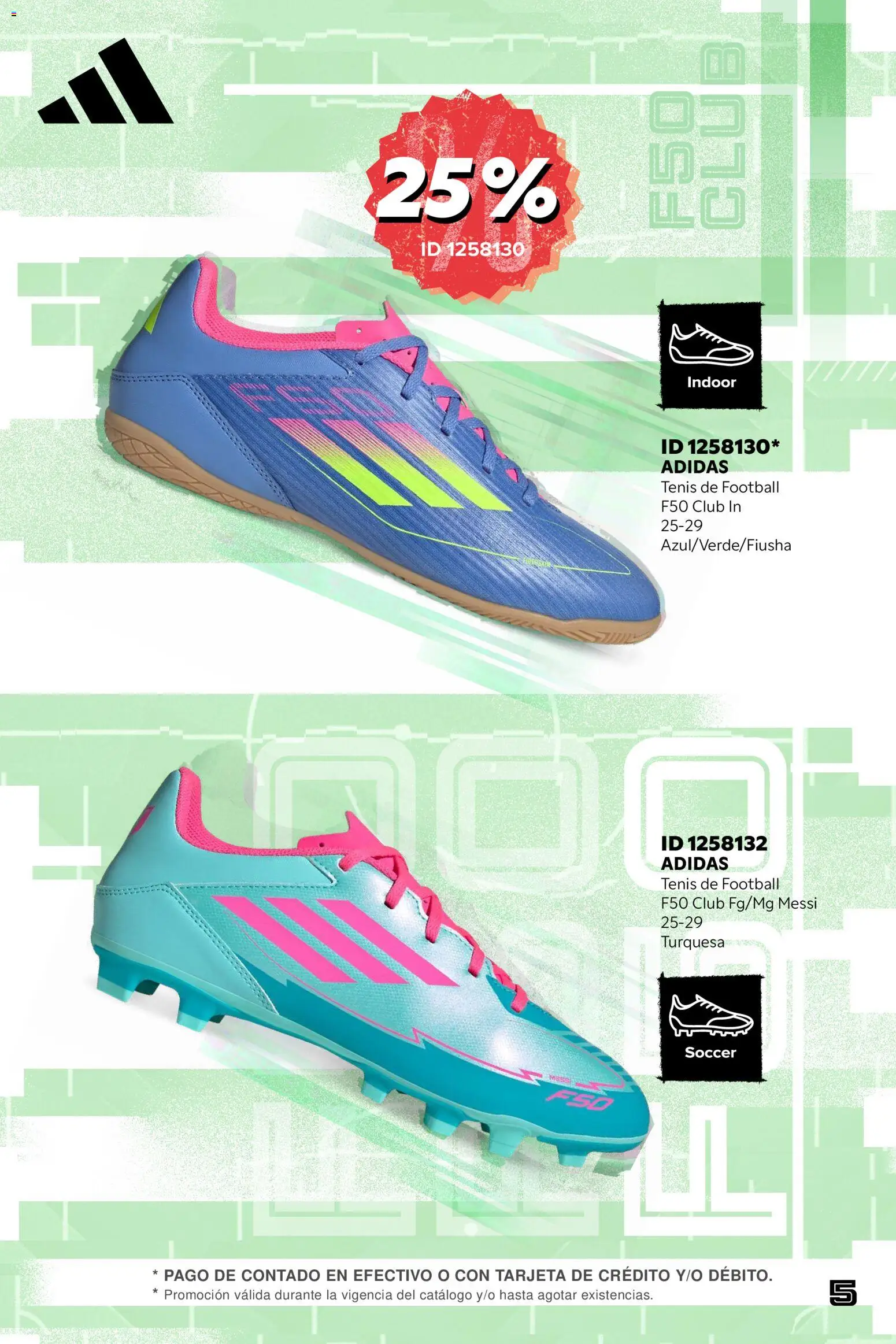 Nuevas ofertas de Price Shoes válidas en toda la República Mexicana desde el 20.11.2025. ¡Encuentra las mejores ofertas en Price Shoes catálogo Soccer Aco! | Página: 5 | Productos: Tenis