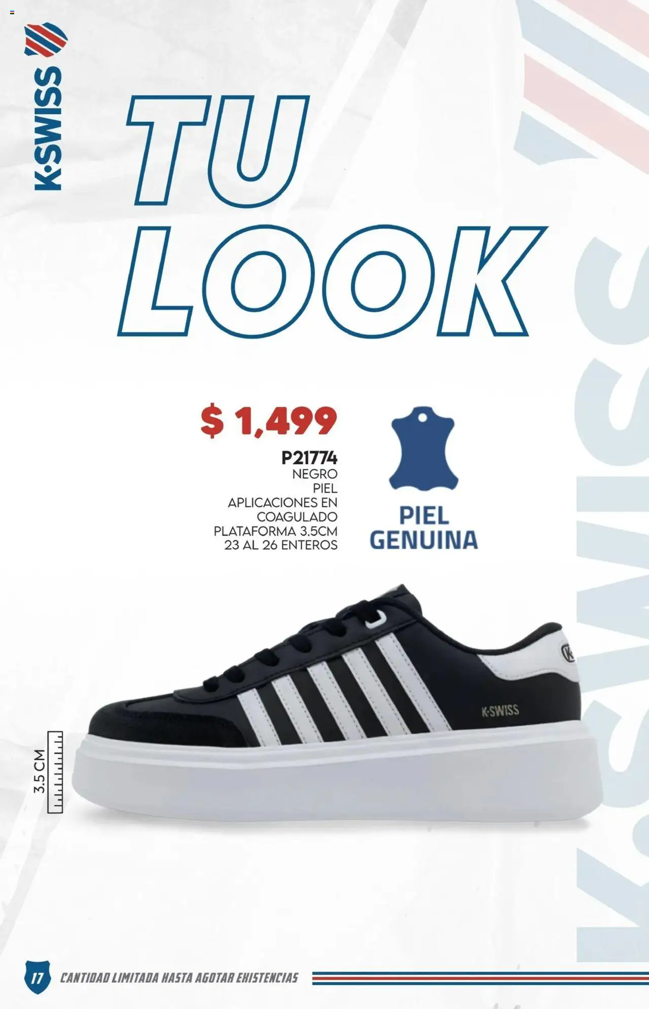 Nuevas ofertas de Cklass válidas en toda la República Mexicana desde el 29.09.2025. ¡Encuentra las mejores ofertas en Cklass - Catálogo Especial K-Swiss! | Página: 18