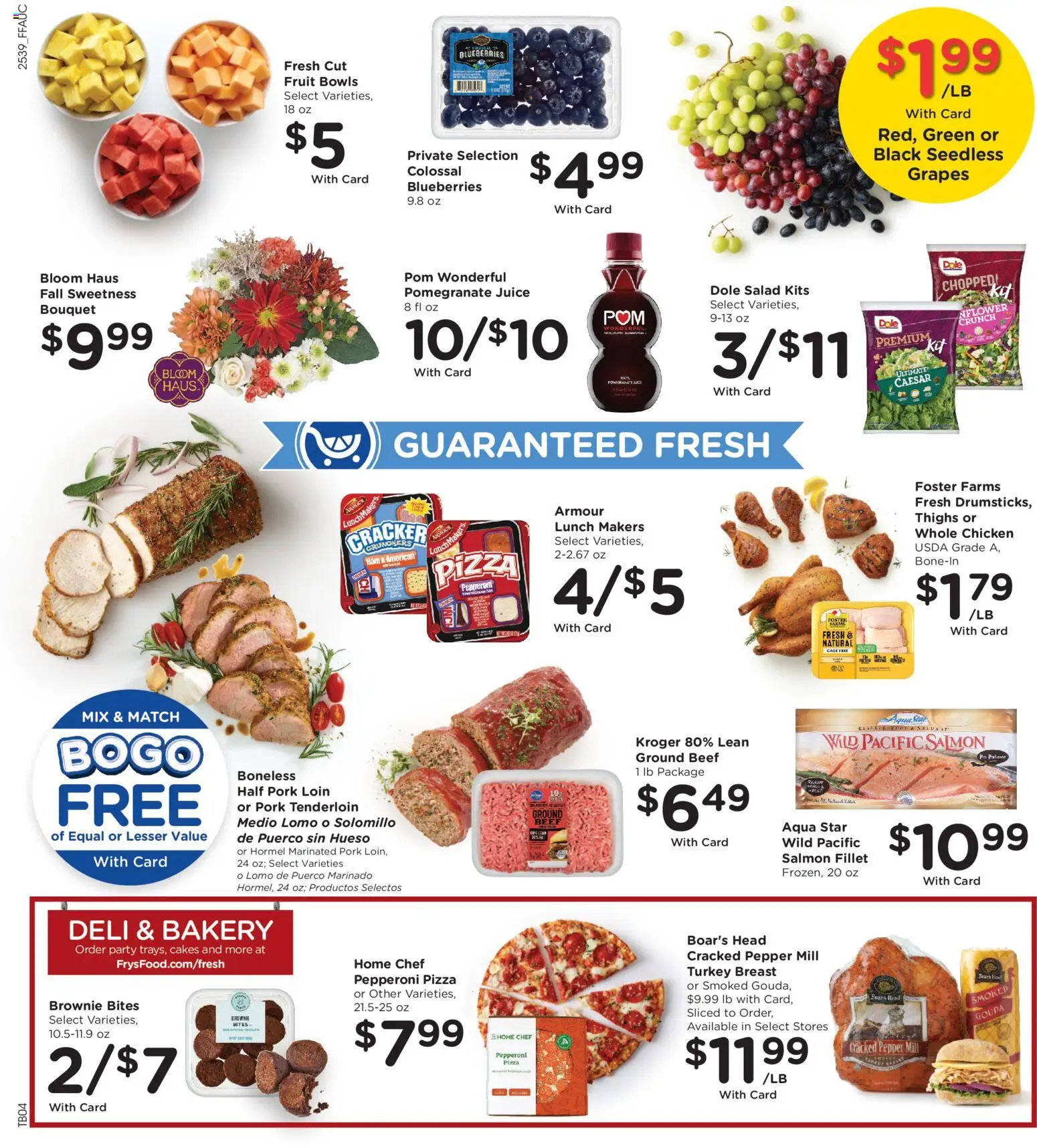Fry's Food Weekly Ad - valid from 29.10.2025 | Page: 14 | Products: Pizza, Juice, Pepper, Blueberries