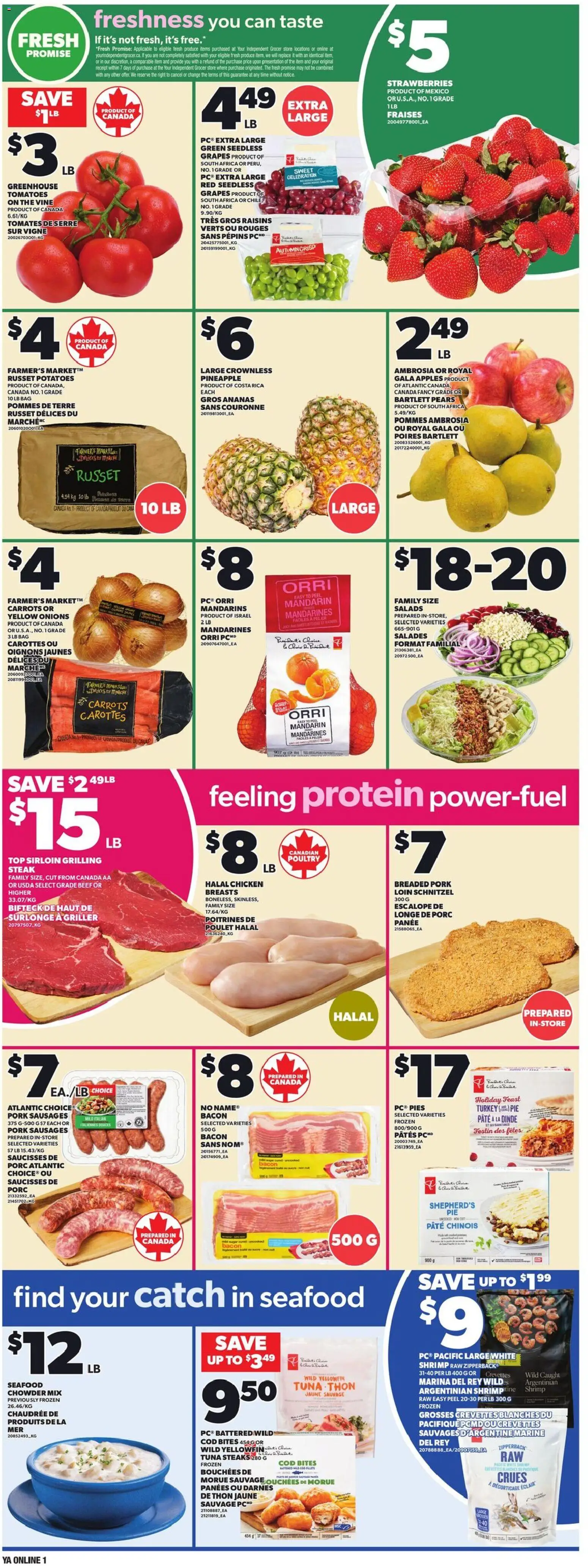 Independent Grocer flyer valid from 26.02.2026 | Page: 3 | Products: Beef, Turkey, Chicken, Pork