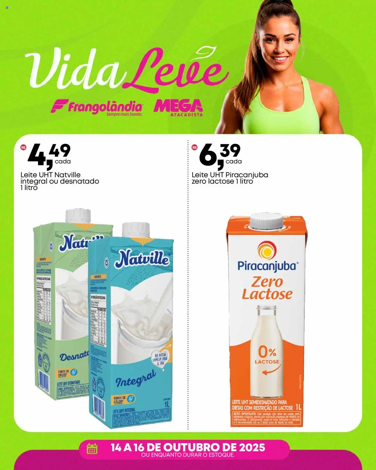 Frangolândia Folheto - válido de 14.10.2025 | Página: 3 | Produtos: Leite