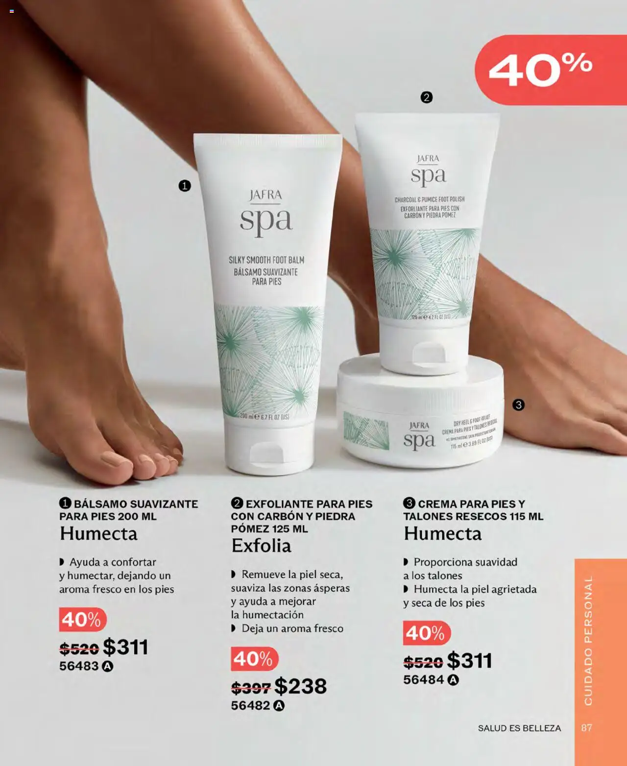 Nuevas ofertas de JAFRA válidas en toda la República Mexicana desde el 01.07.2025. ¡Encuentra las mejores ofertas en JAFRA catálogo! | Página: 87