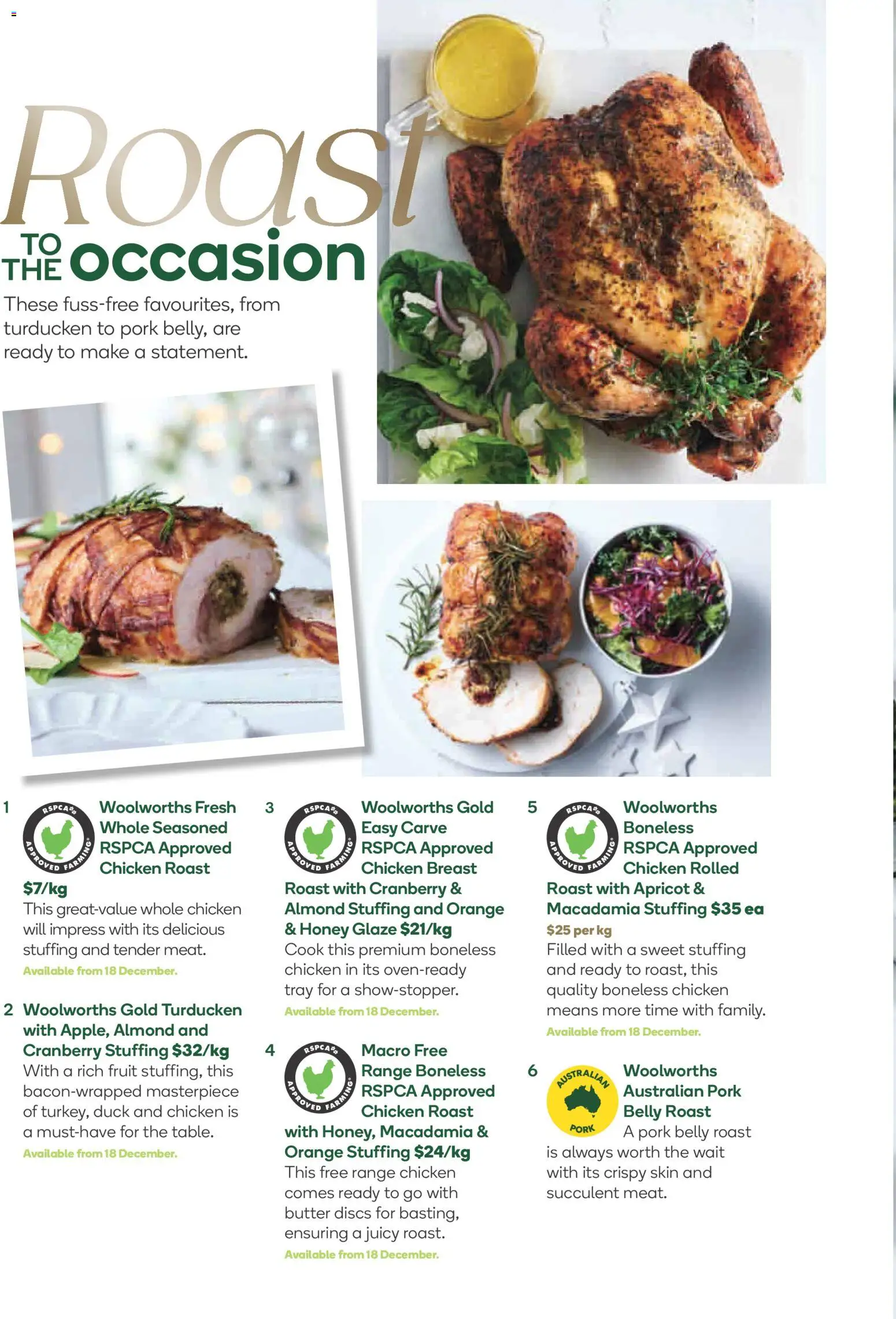 Woolworths catalogue - valid from 26.11.2025 | Page: 14 | Products: Butter, Duck, Honey, Pork
