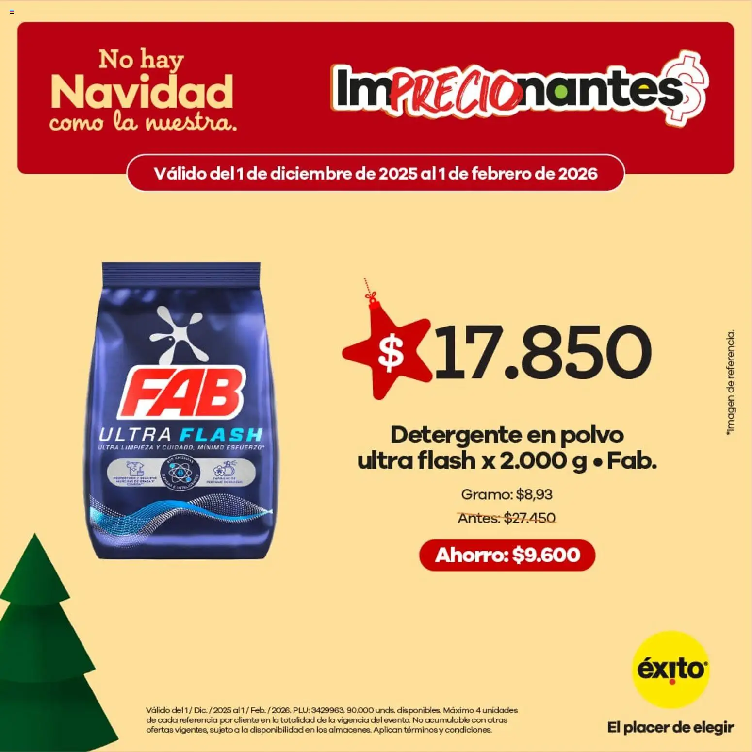 Éxito revista - valida desde el 01.12.2025 | Página: 4 | Productos: Polvo, Detergente