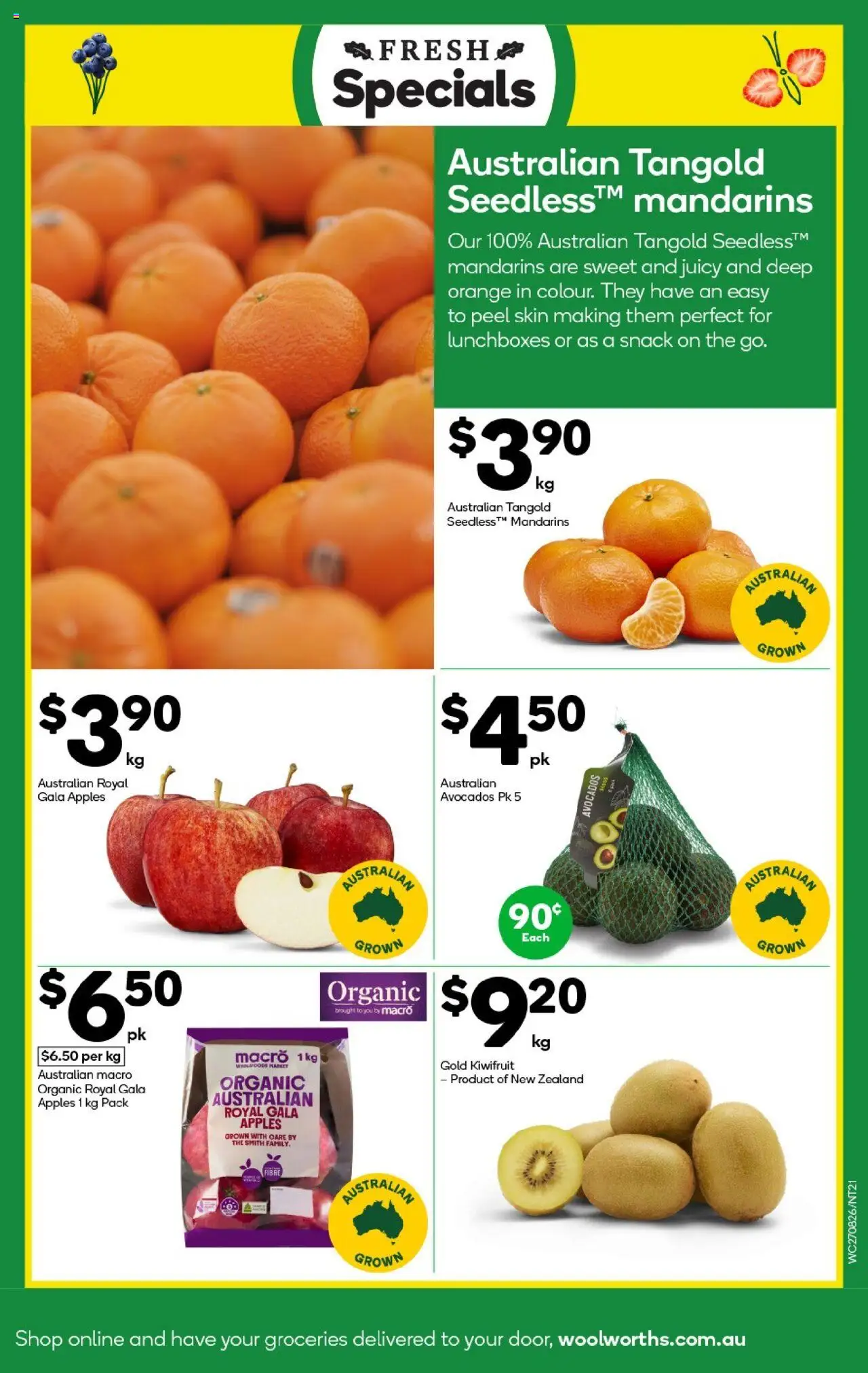 Woolworths catalogue - valid from 27.08.2025 | Page: 21 | Products: Peel, Apples, Kiwifruit, Mandarins