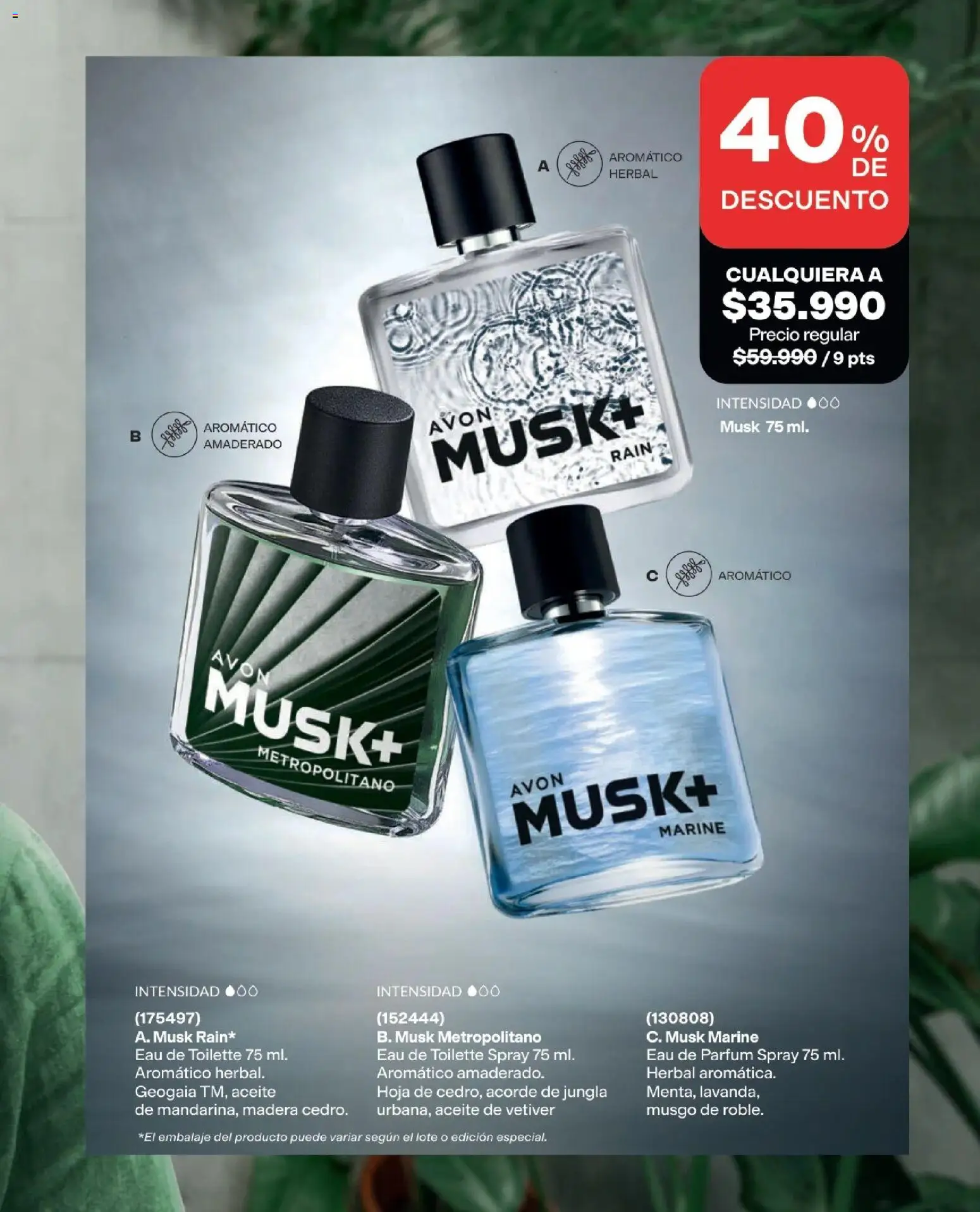 Avon revista - valida desde el 25.03.2026 | Página: 79 | Productos: Eau de toilette, Aceite