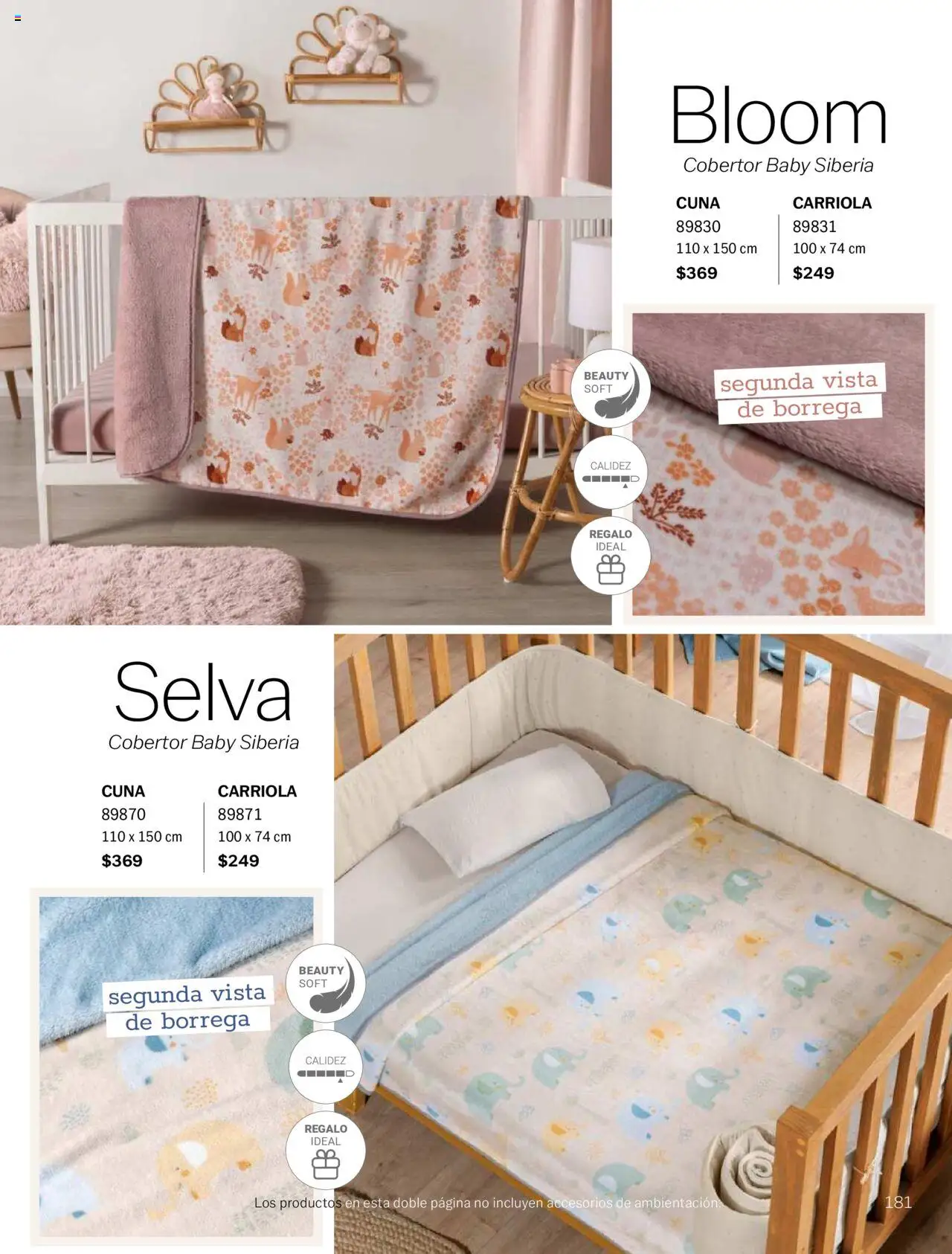 Nuevas ofertas de Vianney válidas en toda la República Mexicana desde el 15.08.2025. ¡Encuentra las mejores ofertas en Vianney - Catálogo Invierno! | Página: 183 | Productos: Carriola, Cobertor, Cuna