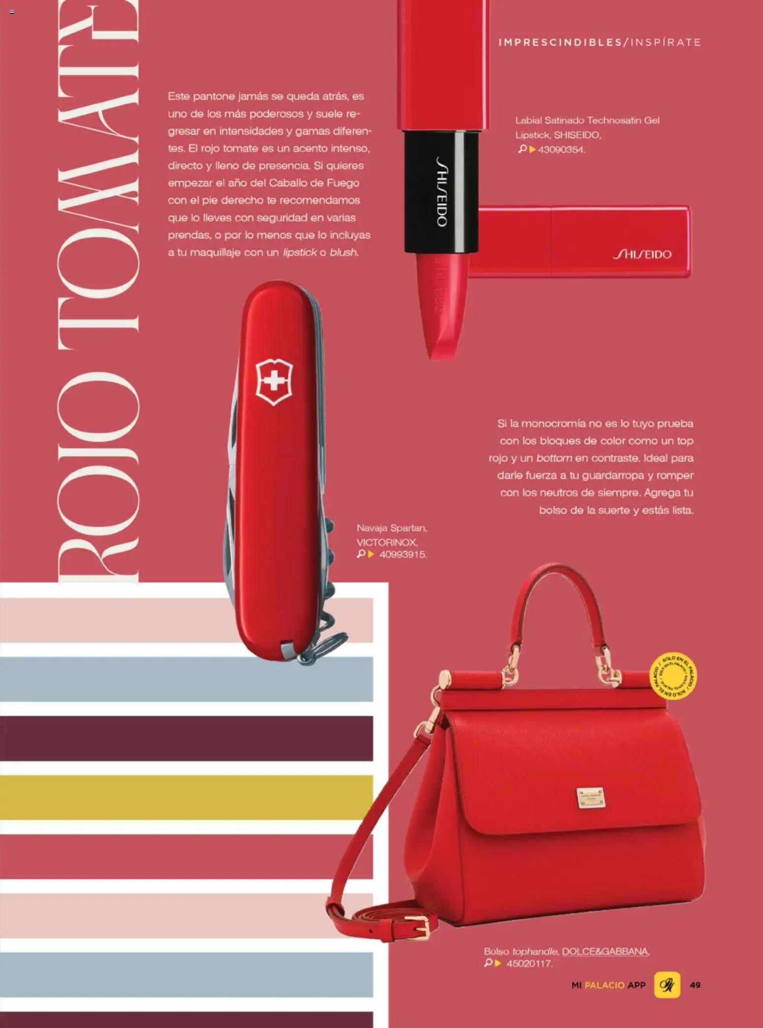 Nuevas ofertas de Palacio De Hierro válidas en toda la República Mexicana desde el 01.03.2026. ¡Encuentra las mejores ofertas en Palacio De Hierro catálogo! | Página: 51 | Productos: Navaja, Tomate, Guardarropa, Top