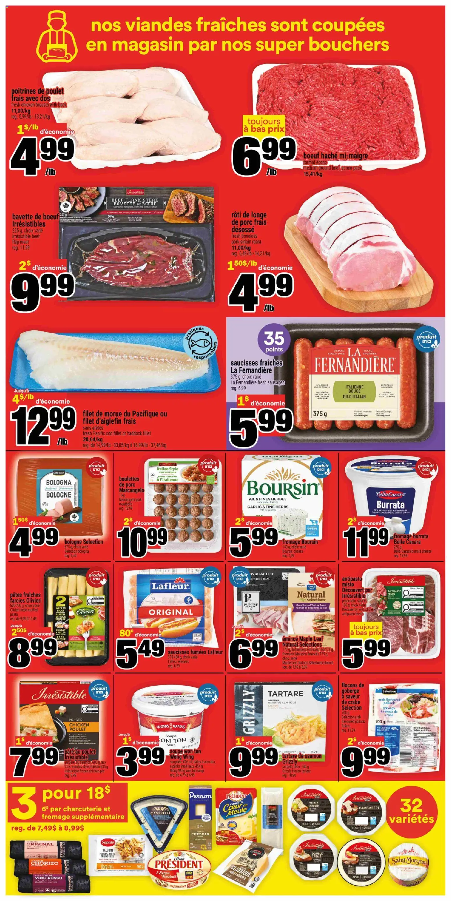 Super C flyer valid from 26.03.2026 | Page: 6 | Products: Pasta, Chicken breasts, Turkey, Ham