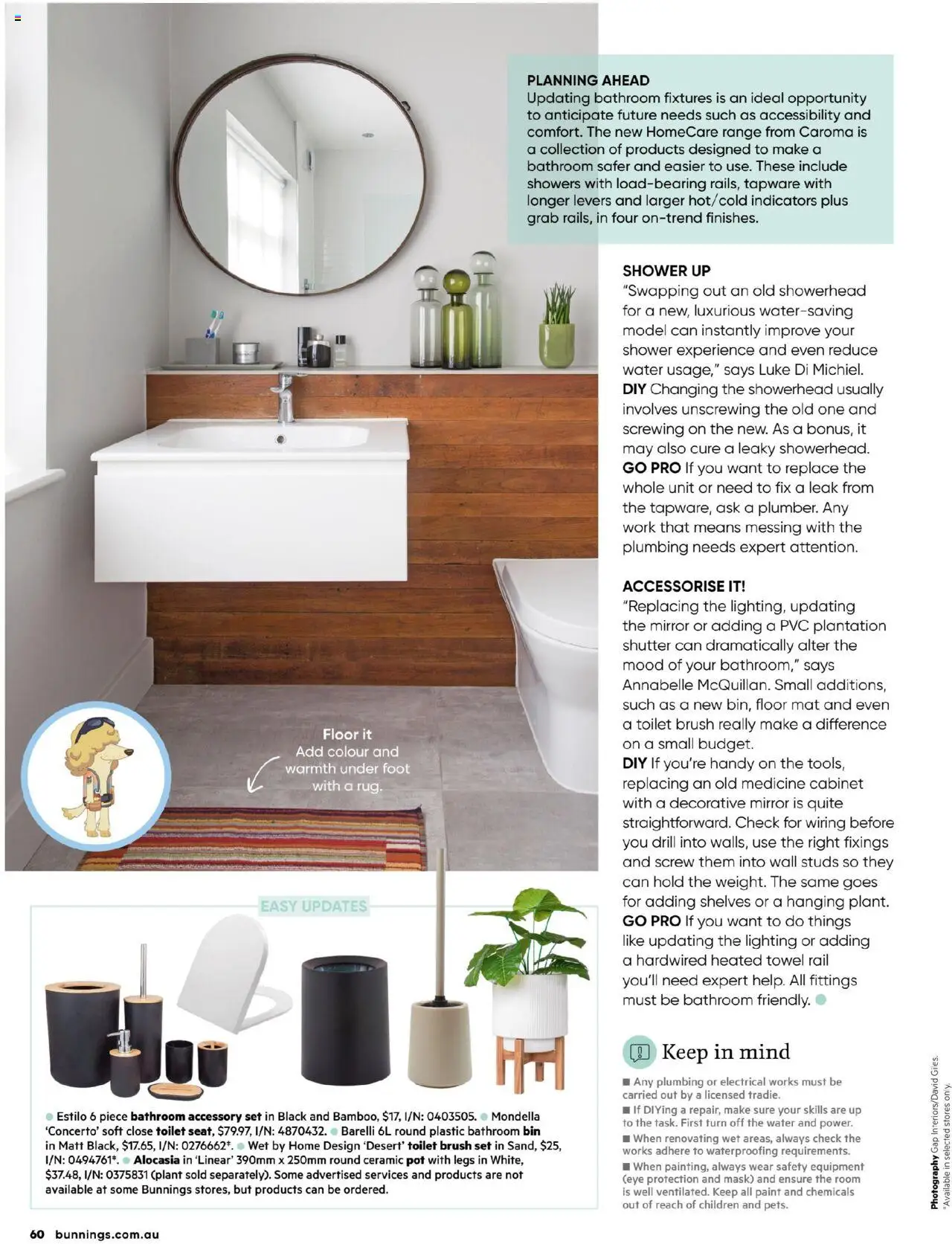 Bunnings Warehouse catalogue - valid from 01.08.2025 | Page: 64 | Products: Mirror, Brush, Pot, Plant