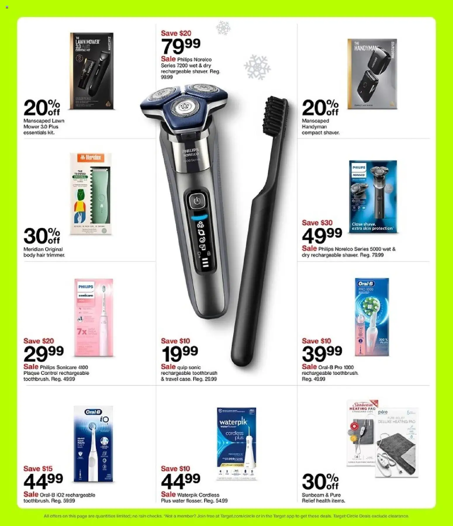 Target Weekly Ad - valid from 23.11.2025 | Page: 51 | Products: Lawn Mower, Mower, Toothbrush, Water