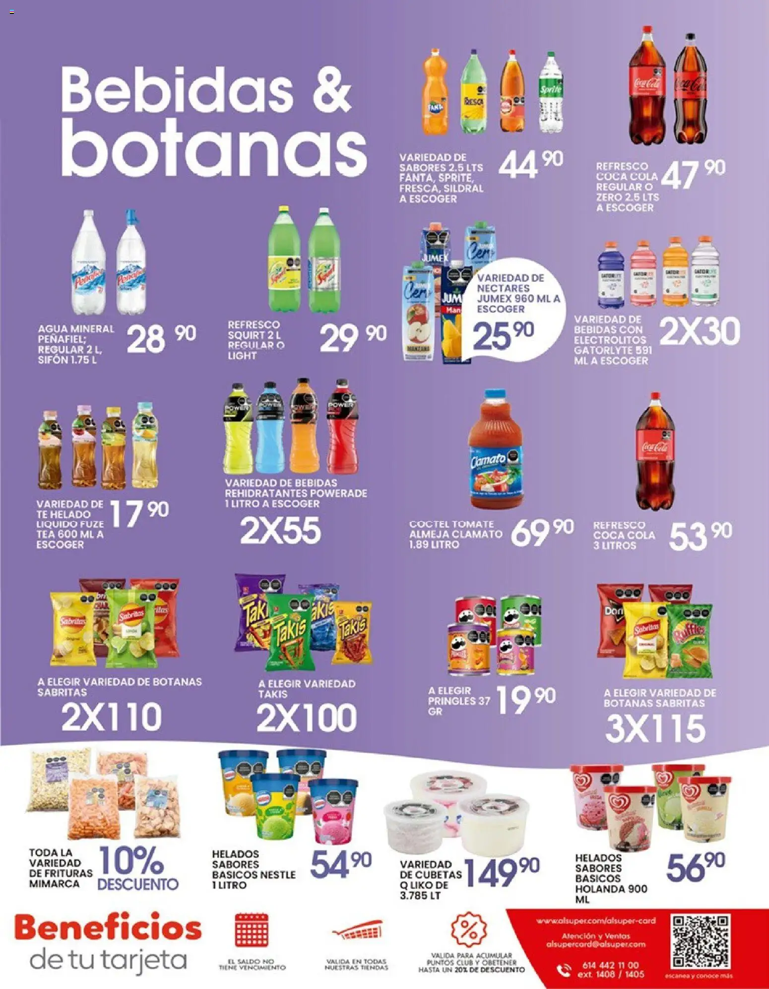 Nuevas ofertas de Alsuper válidas en toda la República Mexicana desde el 24.04.2026. ¡Encuentra las mejores ofertas en Alsuper folleto Casas Grandes! | Página: 7 | Productos: Tomate, Agua, Helado, Té