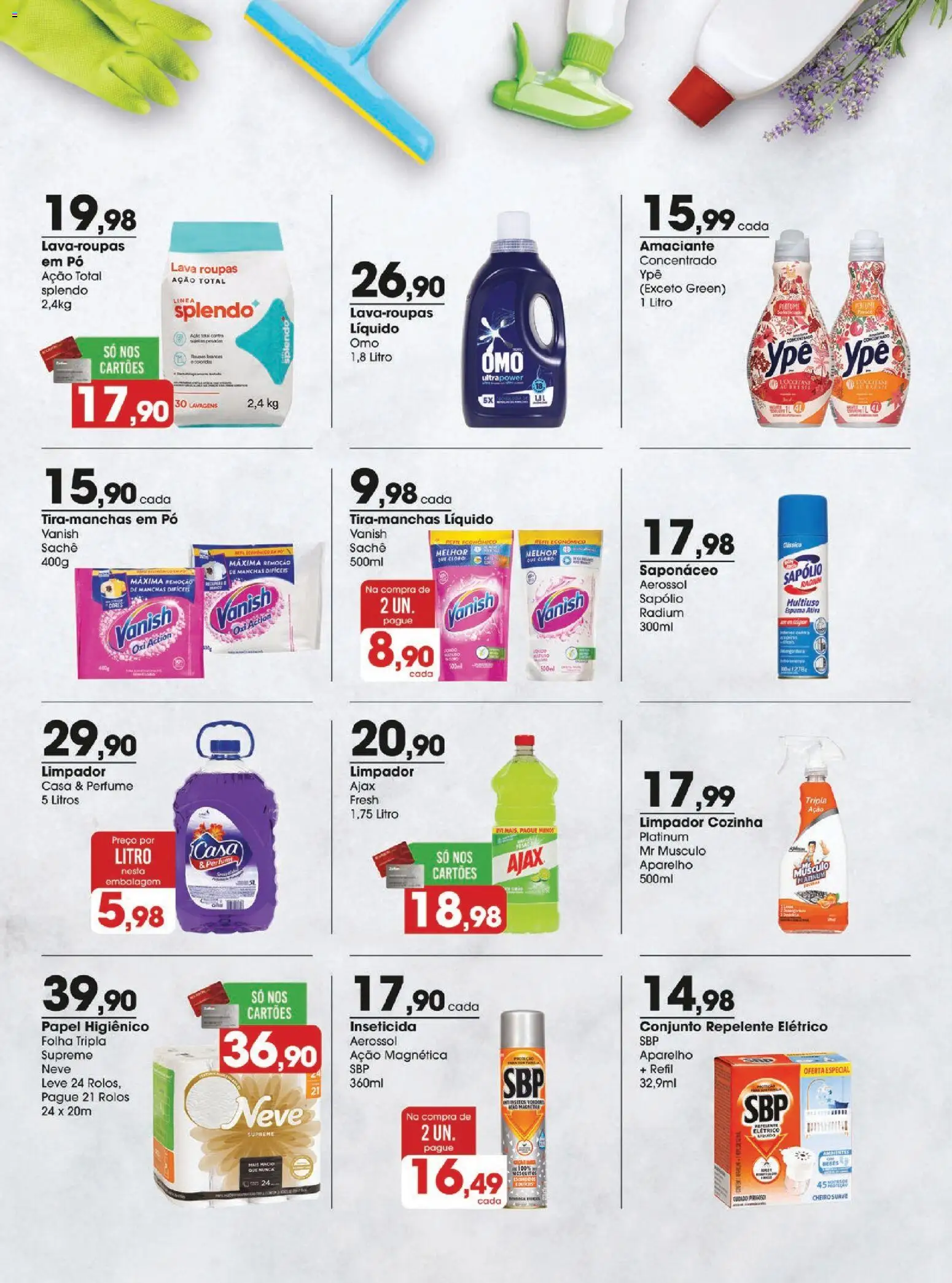 Zaffari Folheto - válido de 18.11.2025 | Página: 14 | Produtos: Repelente, Vanish, Papel higiênico, Inseticida