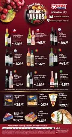Mateus - Ofertas Queijo e Vinhos - Pré-Visualização do folheto da loja Mateus, válido de 05.02.2026