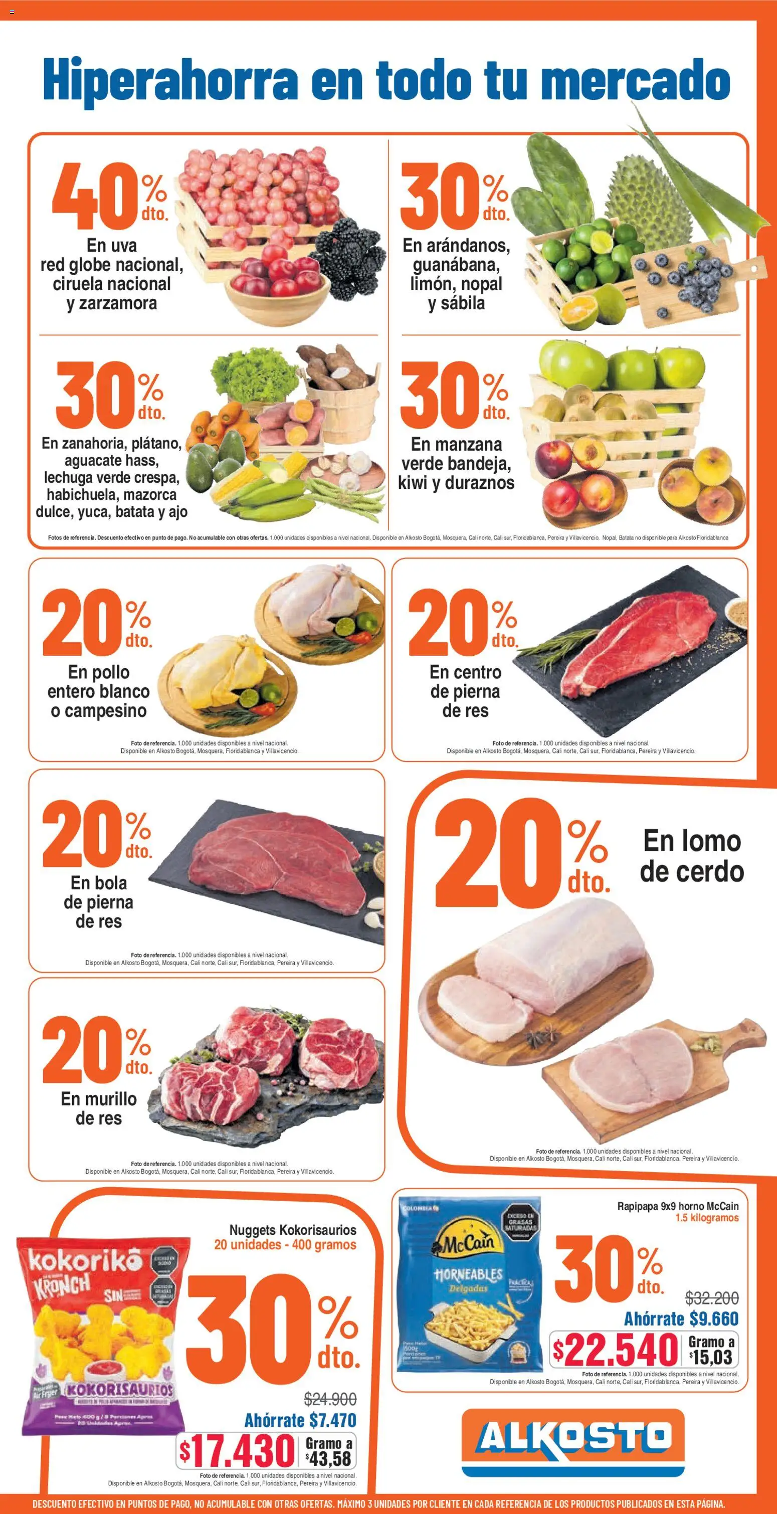 Ktronix revista - valida desde el 17.01.2026 | Página: 9 | Productos: Cerdo, Kiwi, Batata, Harina
