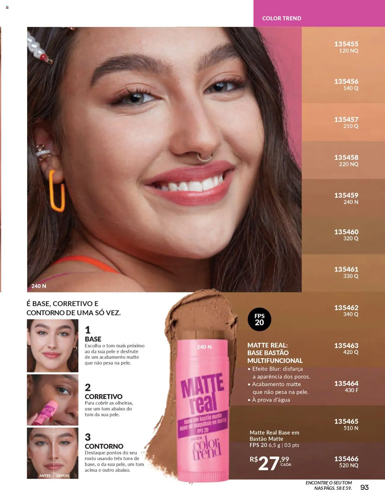 Avon Folheto - válido de 16.06.2025 | Página: 93 | Produtos: Corretivo, Multifuncional, Base