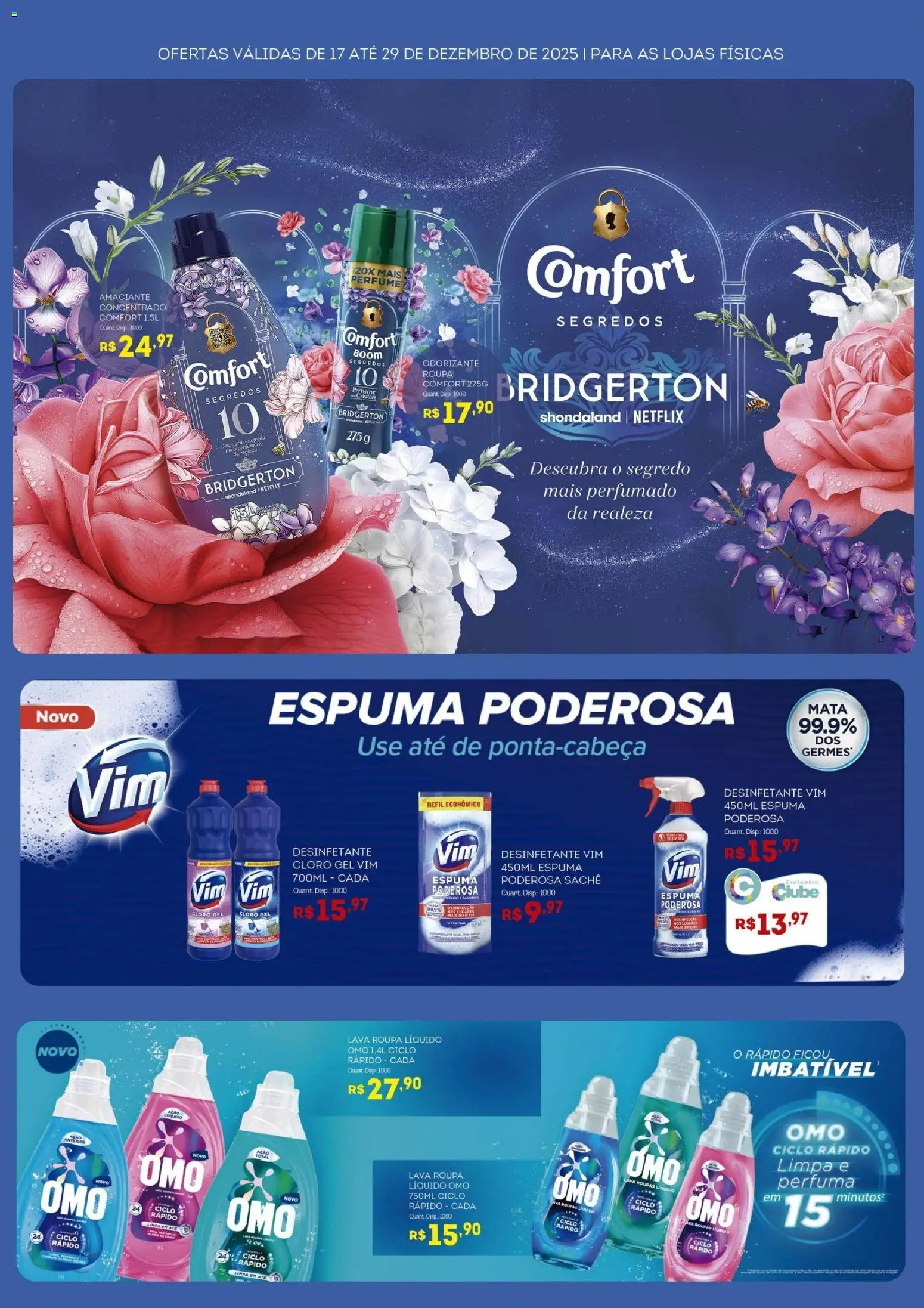 Bistek Supermercados Folheto - válido de 17.12.2025 | Página: 2 | Produtos: Perfume, Roupas, Amaciante, Desinfetante