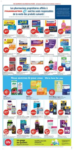 Preview of LIFE BRAND 25 mg Capsules d'aide-sommeil régulier / Regular Strength Sleep Aid Capsules (36), LIFE BRAND 25 mg Capsules d'aide-sommeil régulier / Regular Strength Sleep Aid Capsules (36) from shop Pharmaprix valid from 20.03.2026 | Page: 4 | Products: Robot, Powder