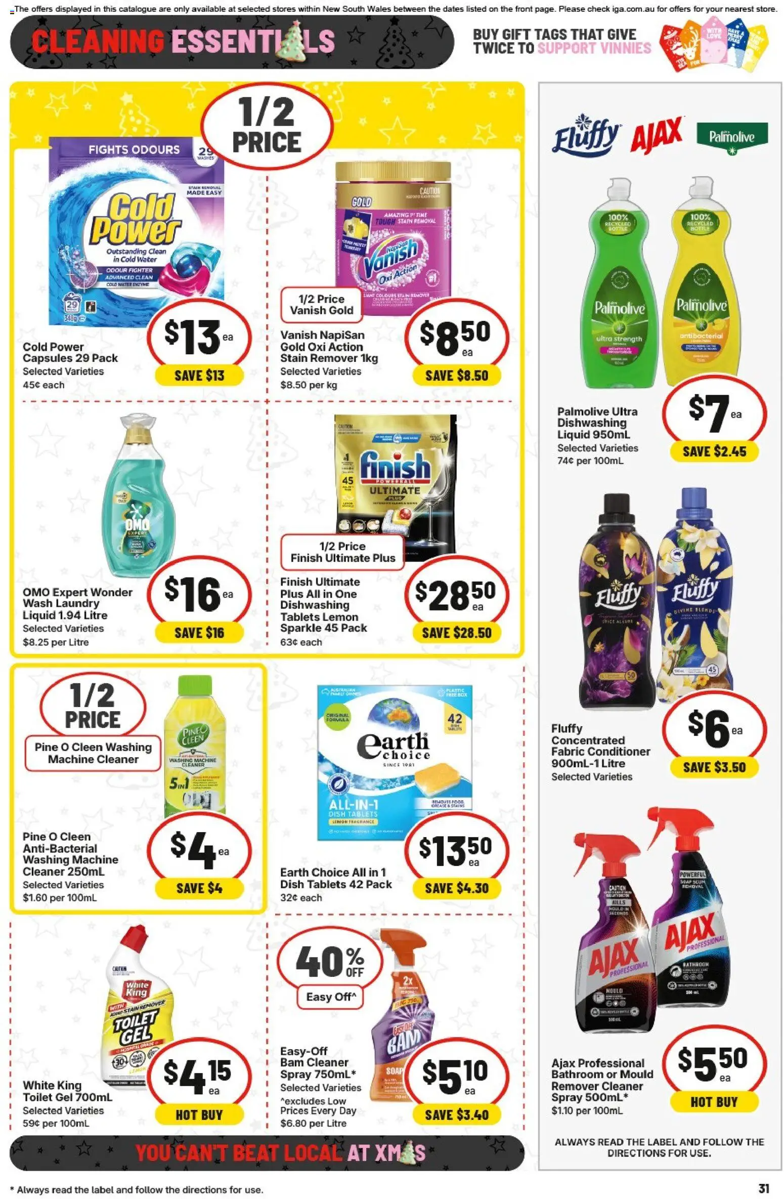IGA catalogue - valid from 26.11.2025 | Page: 30 | Products: Toilet, Conditioner, Water, Lemon