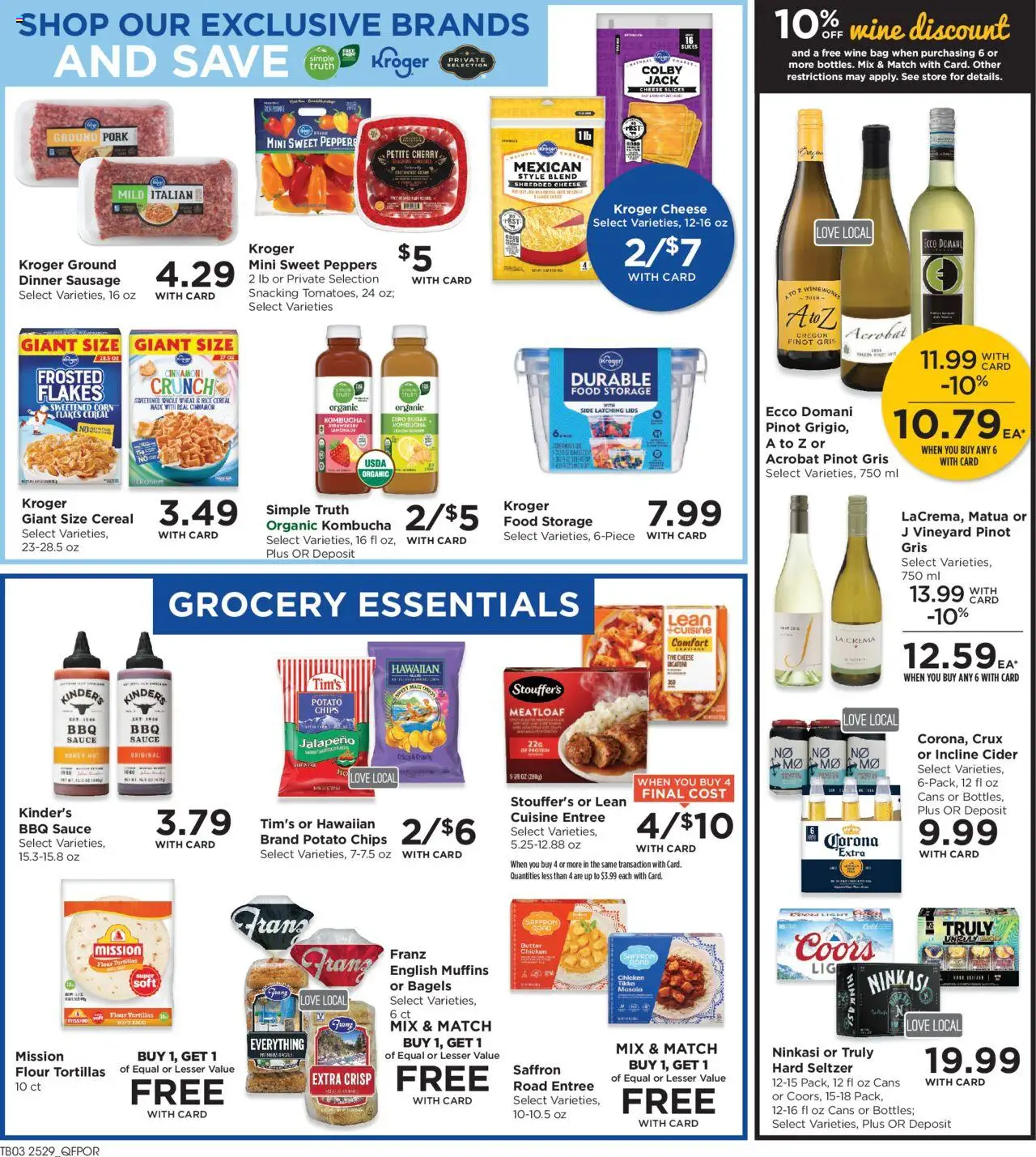 QFC Weekly Ad - OR - valid from 20.08.2025 | Page: 6 | Products: Cider, Butter, Wine, Chips