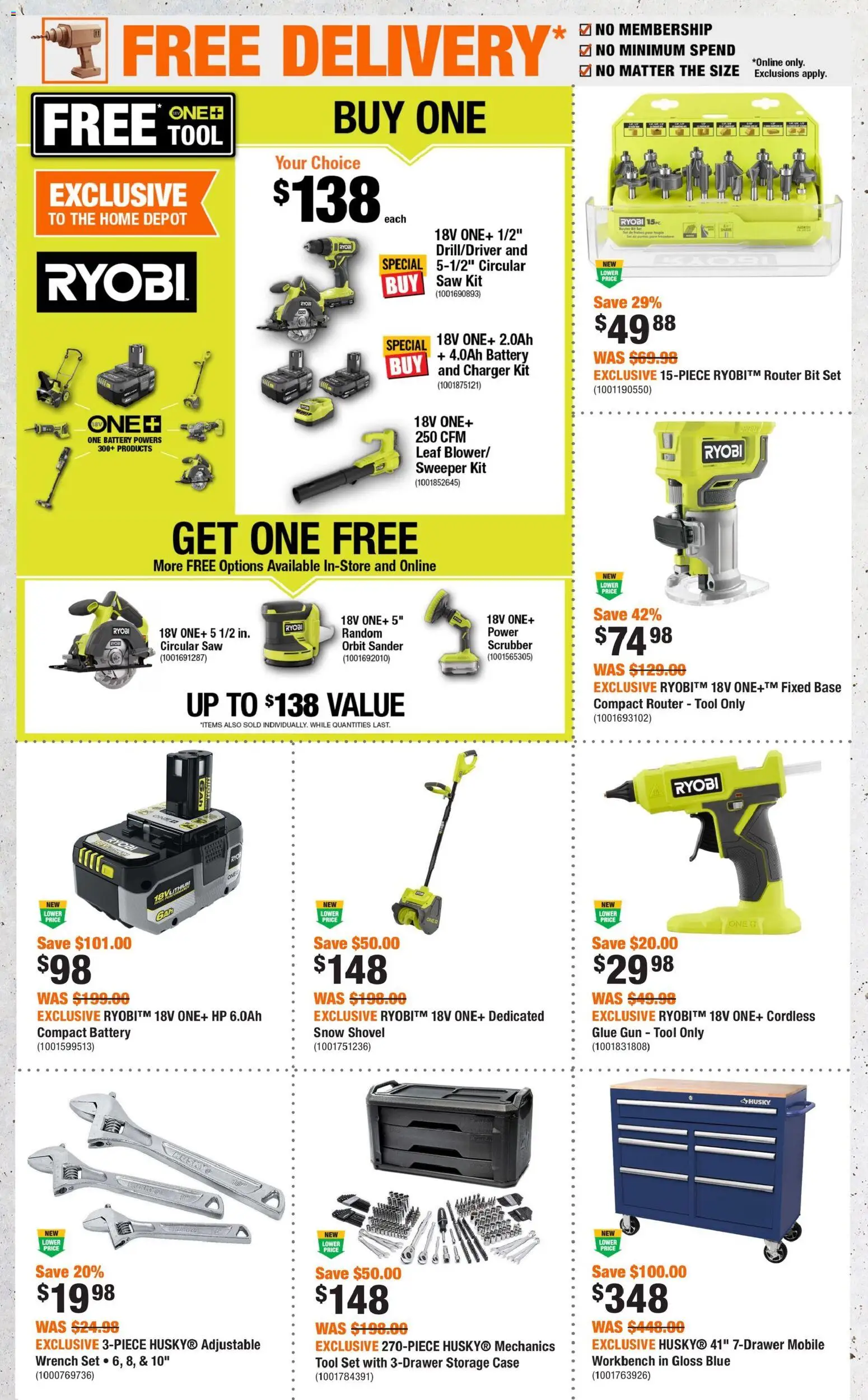 Home Depot flyer valid from 18.12.2025 | Page: 5 | Products: Case, Battery