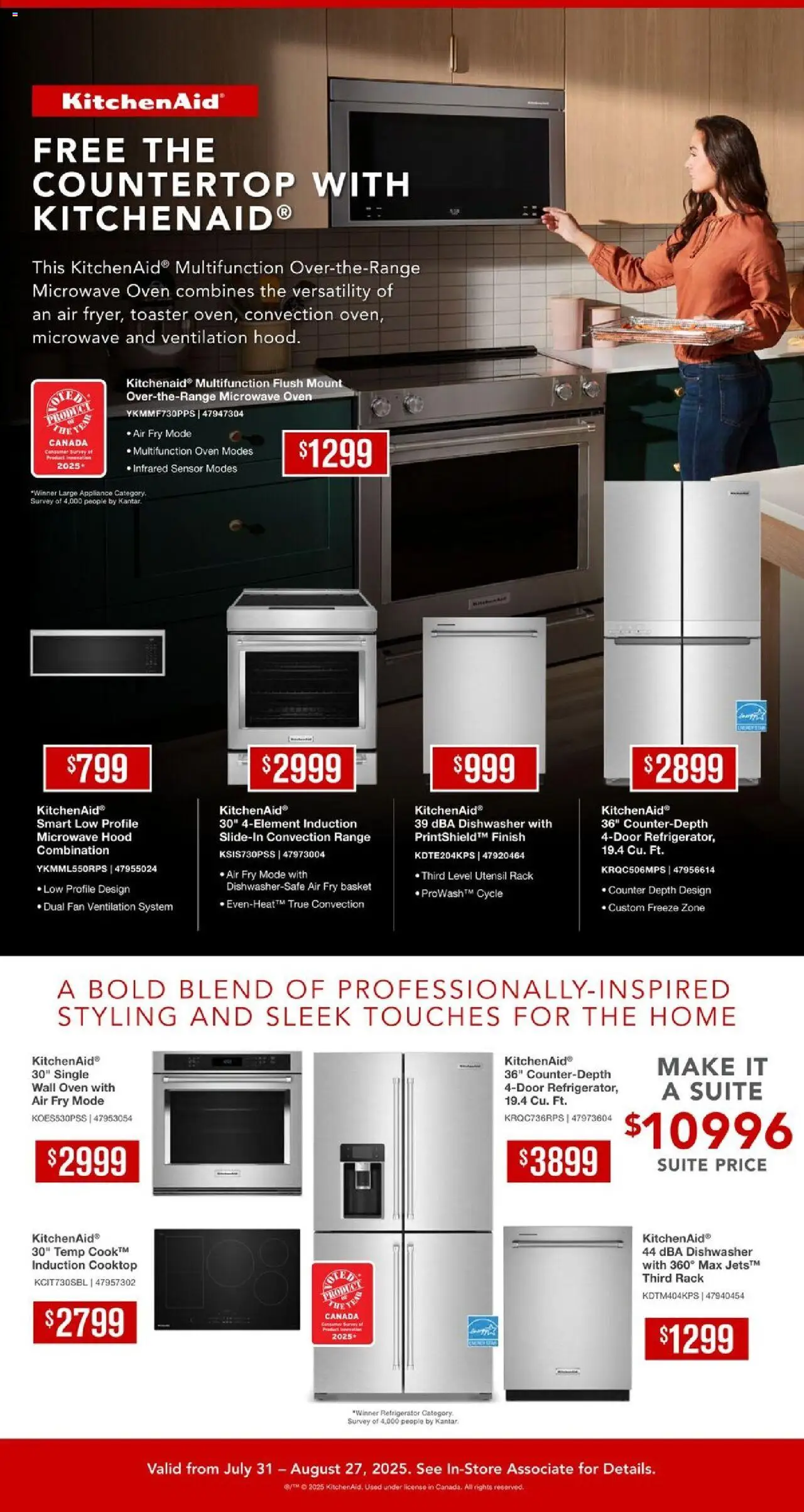 Leon's flyer valid from 31.07.2025 | Page: 5 | Products: Oven, Microwave oven, Fan, Basket
