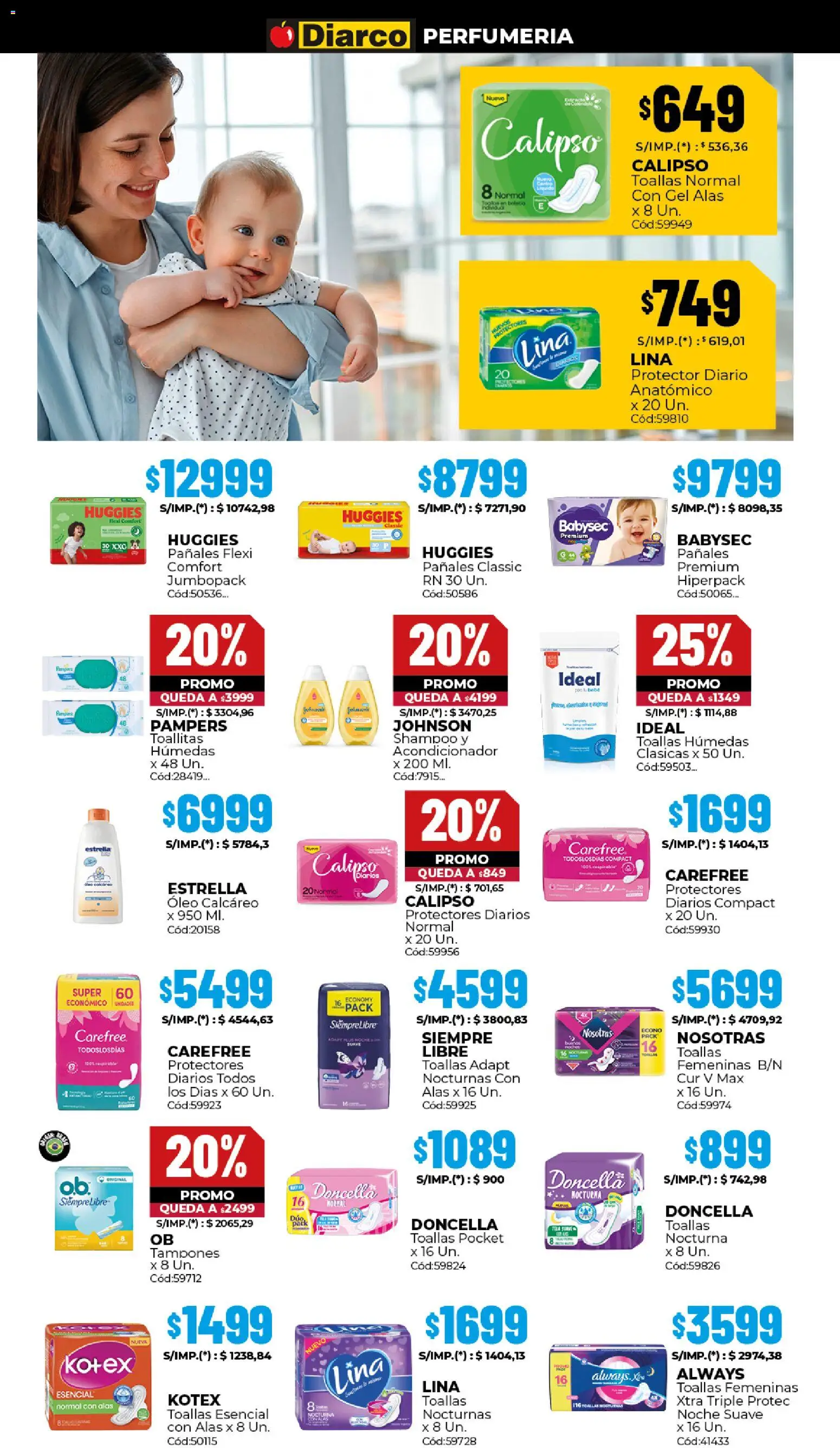Diarco - Ofertas Gba │ válido desde el 08.12.2025 | Página: 13 | Productos: Toallas, Acondicionador, Toallitas húmedas, Pañales
