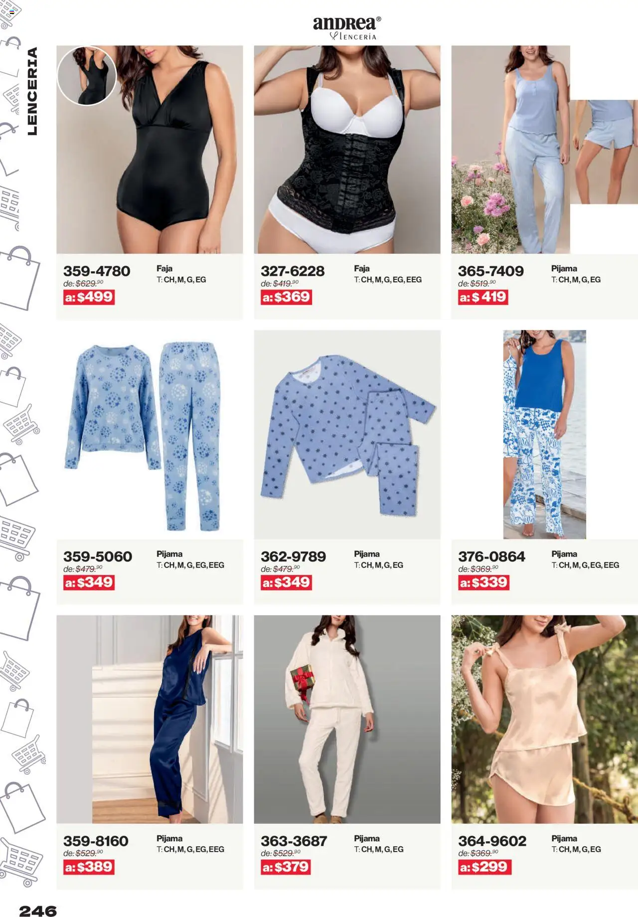 Nuevas ofertas de Andrea válidas en toda la República Mexicana desde el 10.08.2025. ¡Encuentra las mejores ofertas en Andrea - Catálogo Outlet! | Página: 246 | Productos: Pijama, Lenceria, Faja