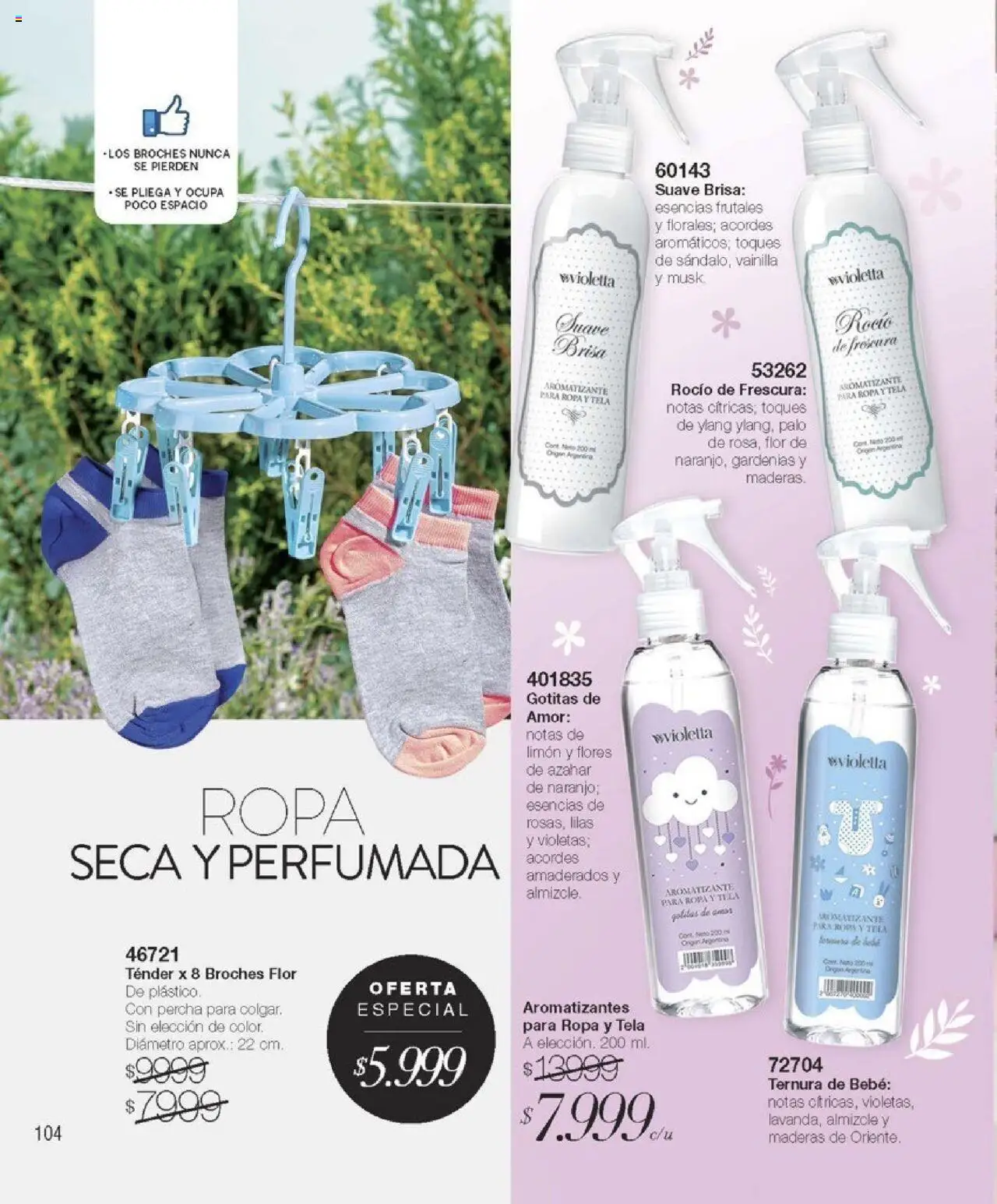 Violetta catálogo │ válido desde el 09.10.2025 | Página: 250 | Productos: Tender, Percha, Limón, Esencias
