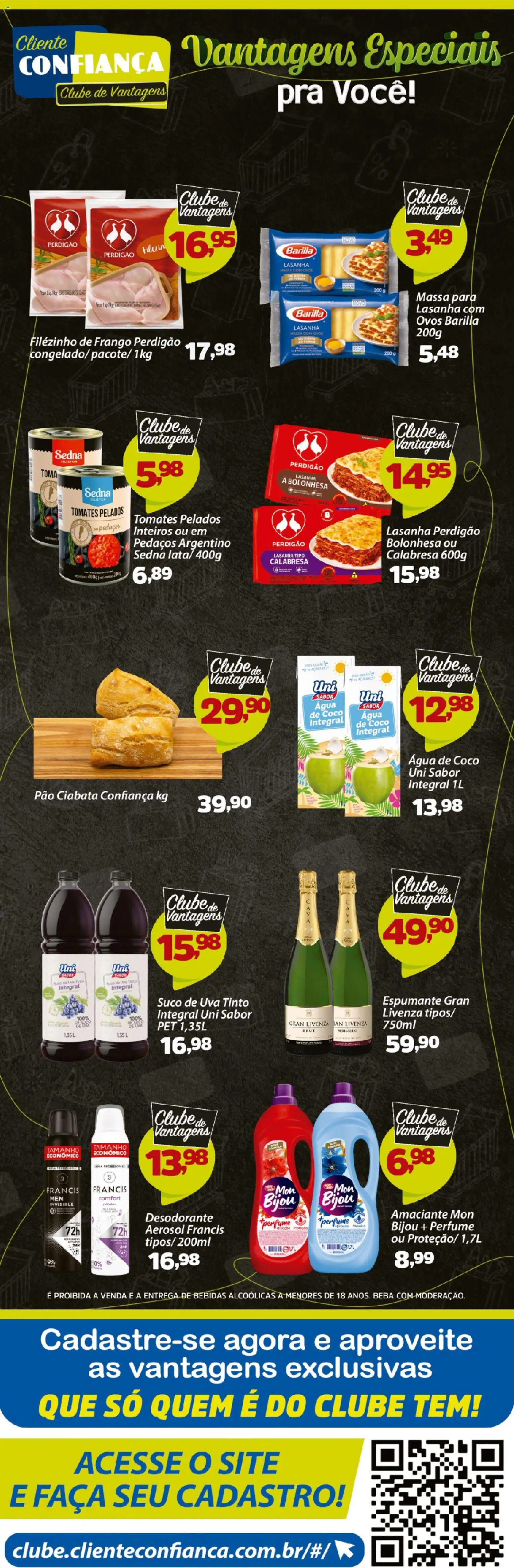 Confiança Folheto - válido de 07.04.2026 | Página: 5 | Produtos: Faca, Suco, Tomates, Frango