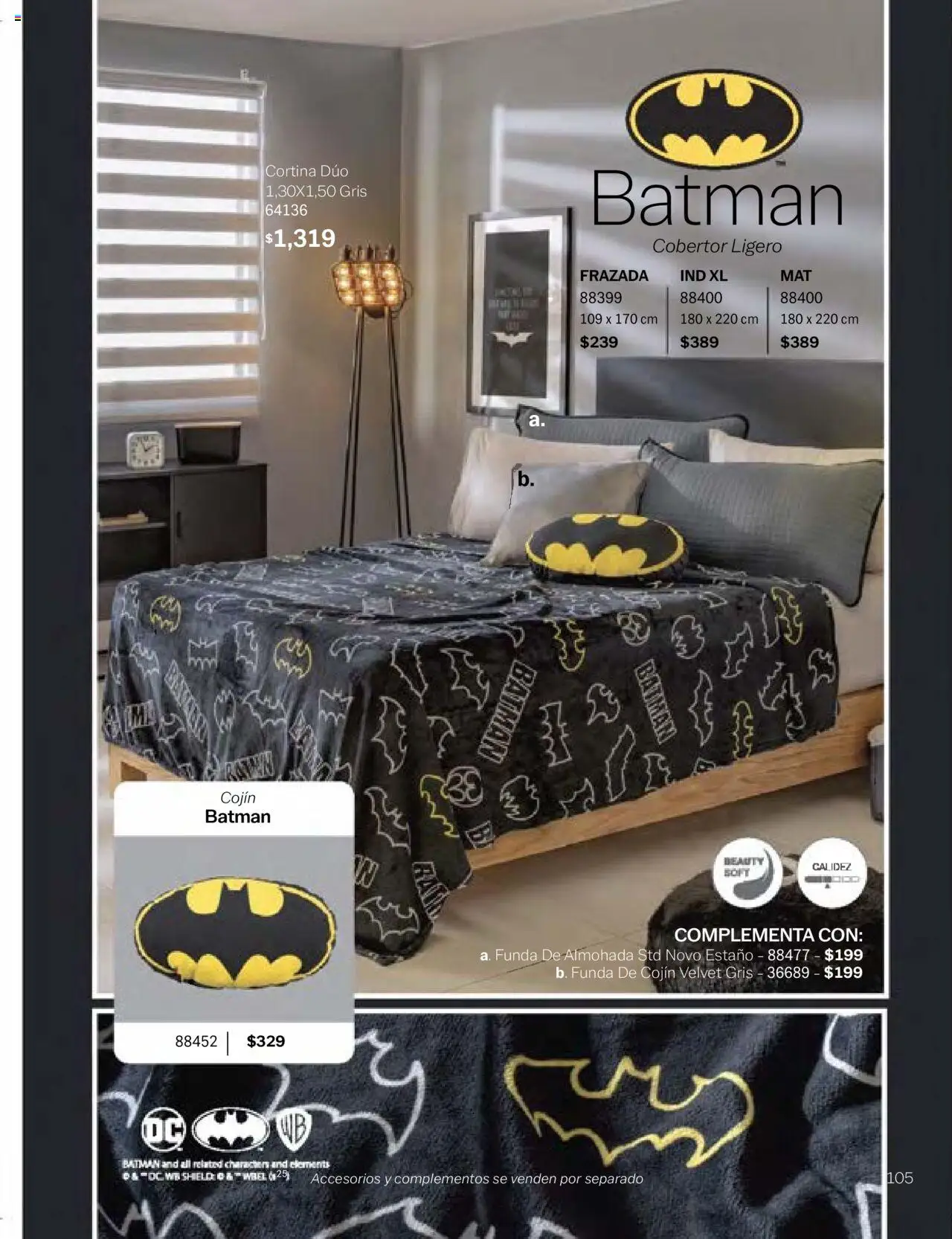 Nuevas ofertas de Vianney válidas en toda la República Mexicana desde el 24.01.2025. ¡Encuentra las mejores ofertas en Vianney catálogo Chavos! | Página: 107 | Productos: Cobertor, Funda, Funda de almohada, Almohada