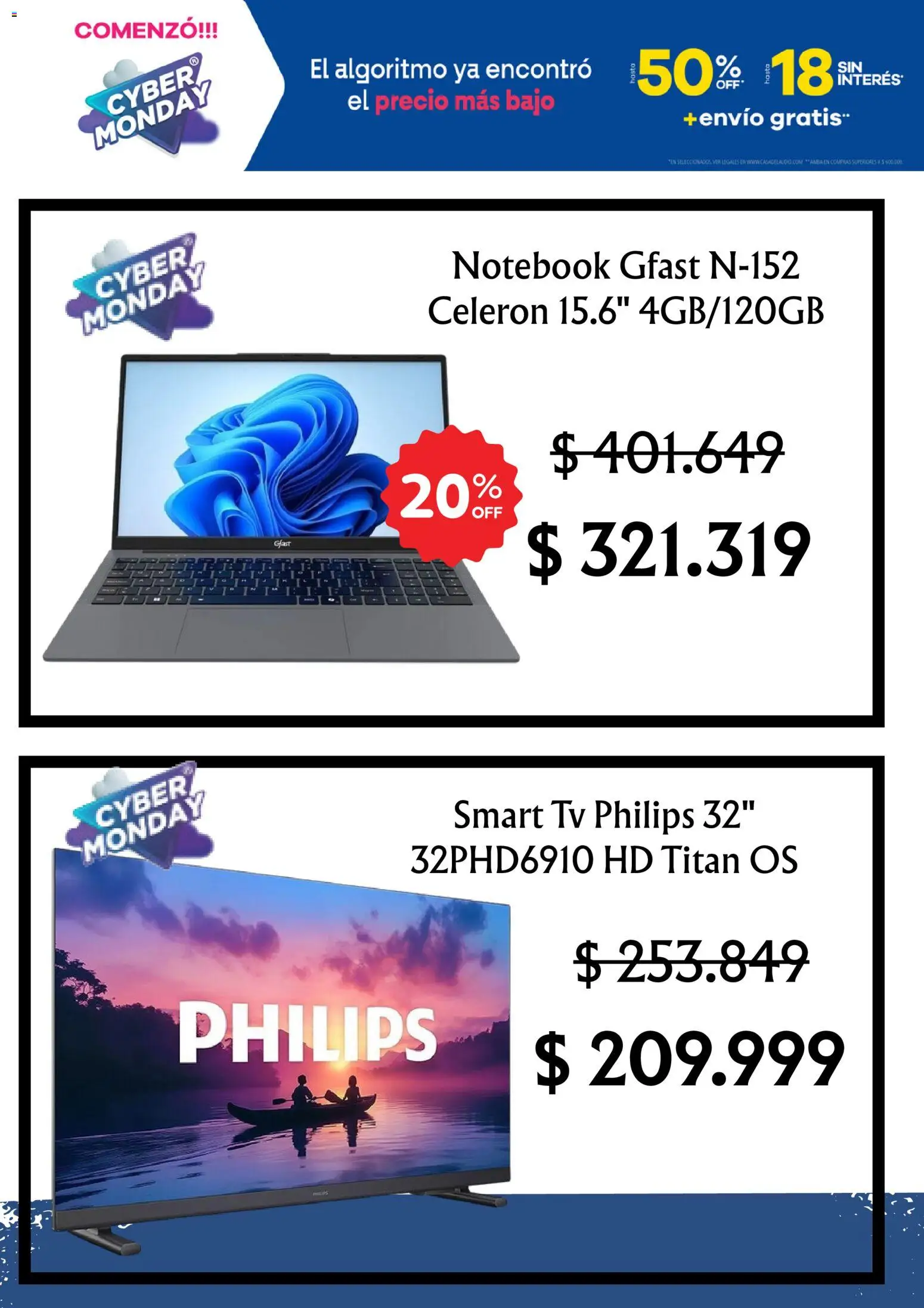 Casa del Audio - Cyber Monday │ válido desde el 03.11.2025 | Página: 2 | Productos: Notebook