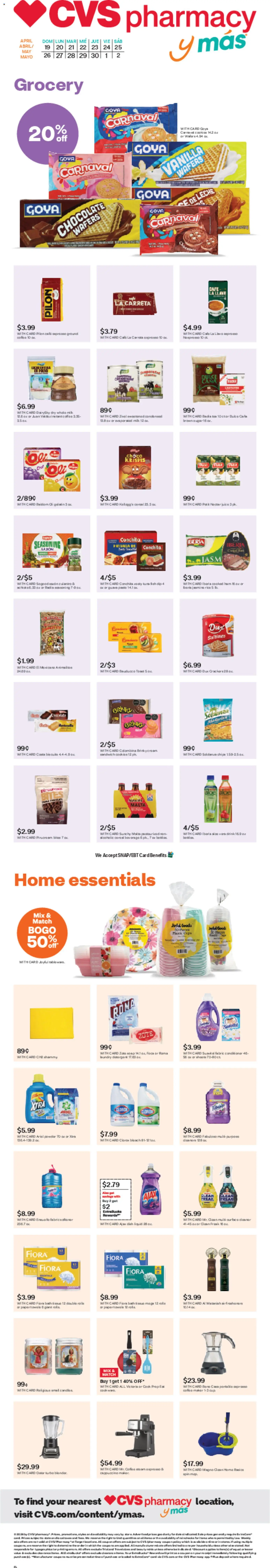 CVS Pharmacy y más - valid from 19.04.2026 | Page: 1