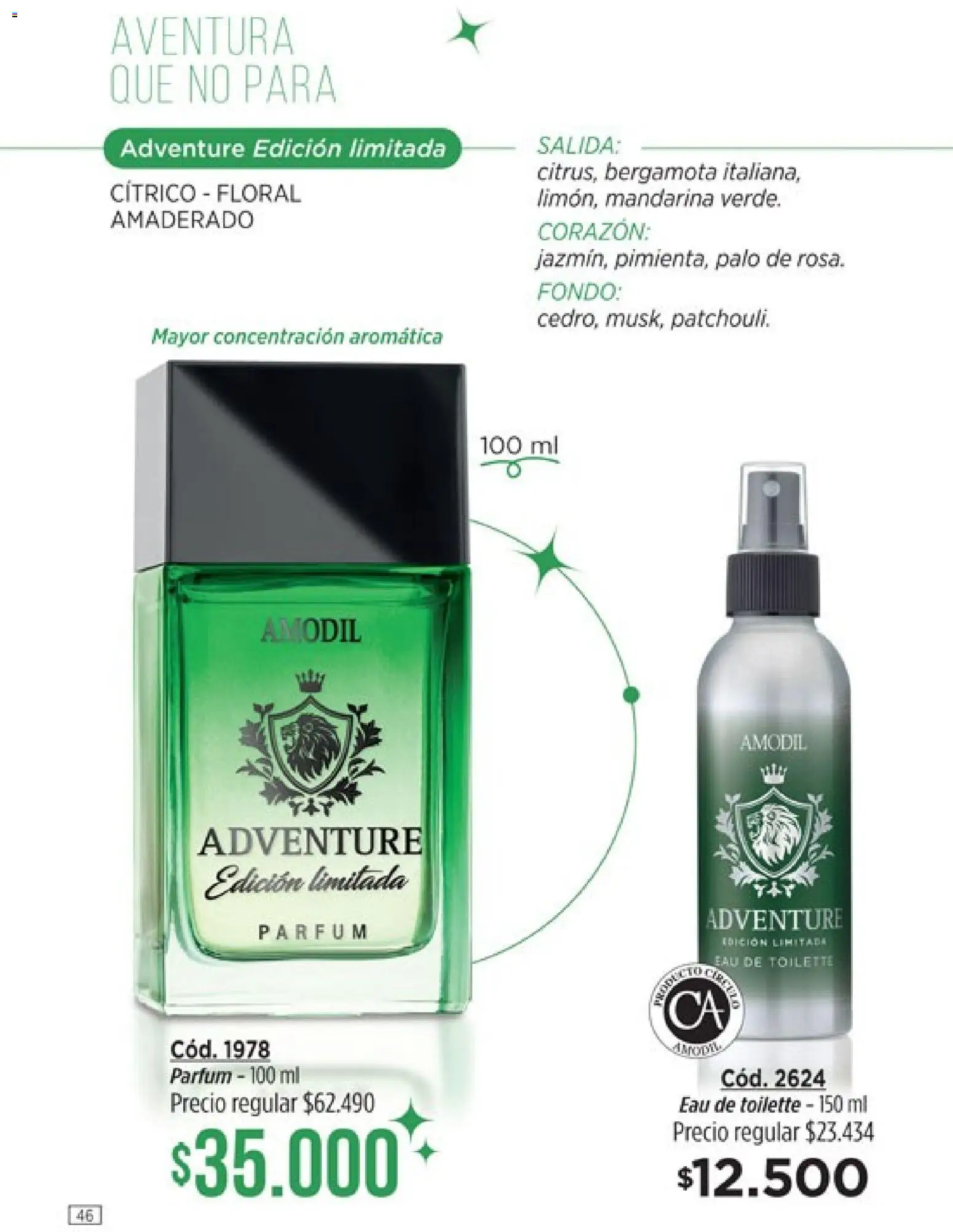 Catálogo Amodil Campaña 3 │ válido desde el 01.03.2026 | Página: 46 | Productos: Eau de toilette