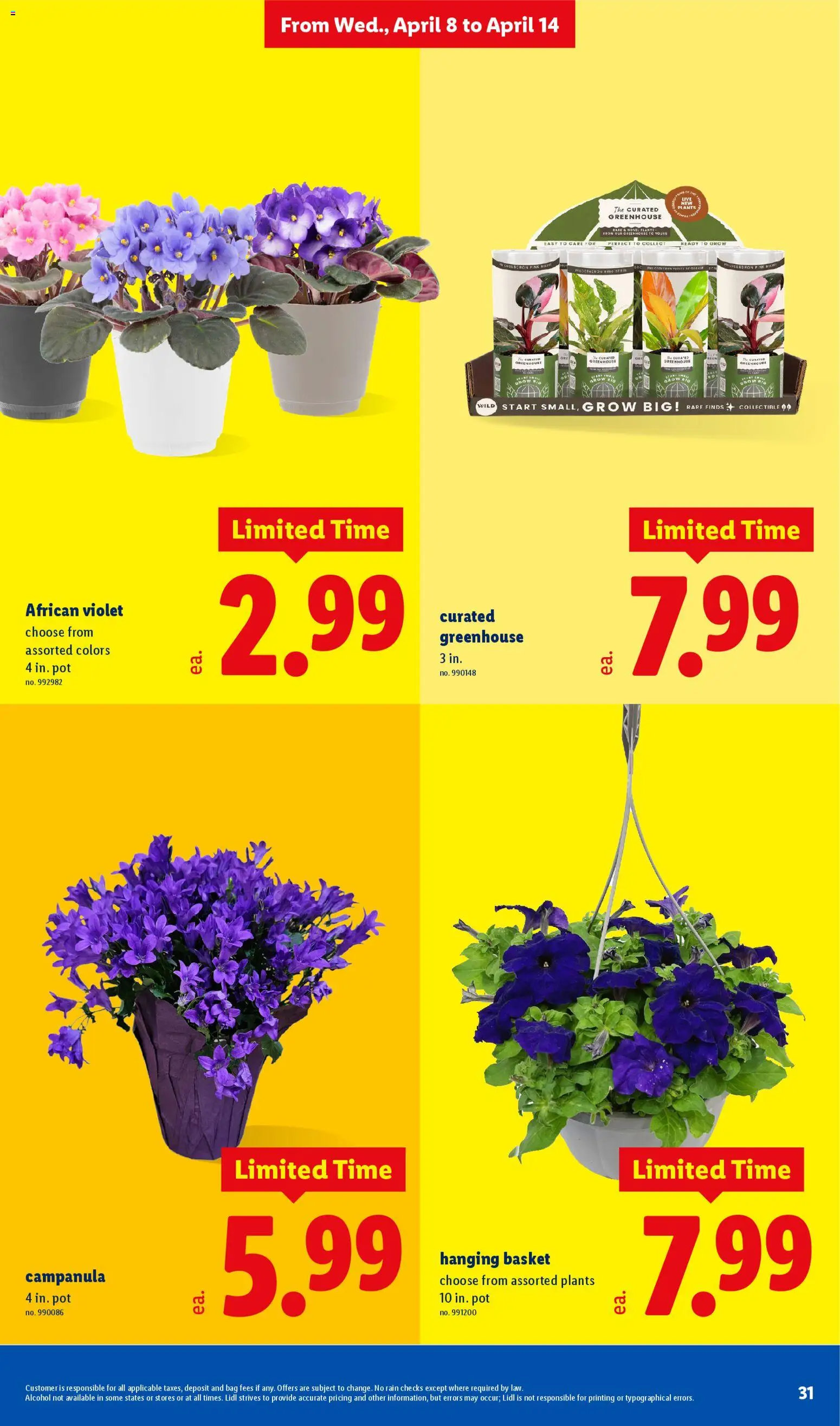 Lidl Weekly Ad - valid from 08.04.2026 | Page: 31 | Products: Basket, Bag