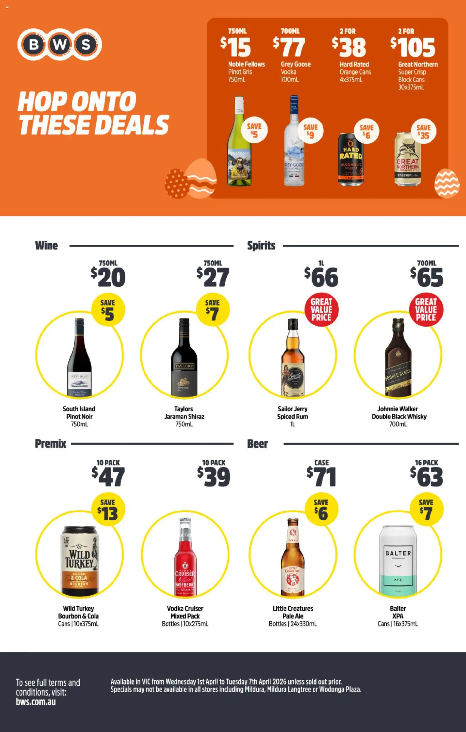 Woolworths catalogue - valid from 01.04.2026 | Page: 53 | Products: Beer, Vodka, Rum, Case