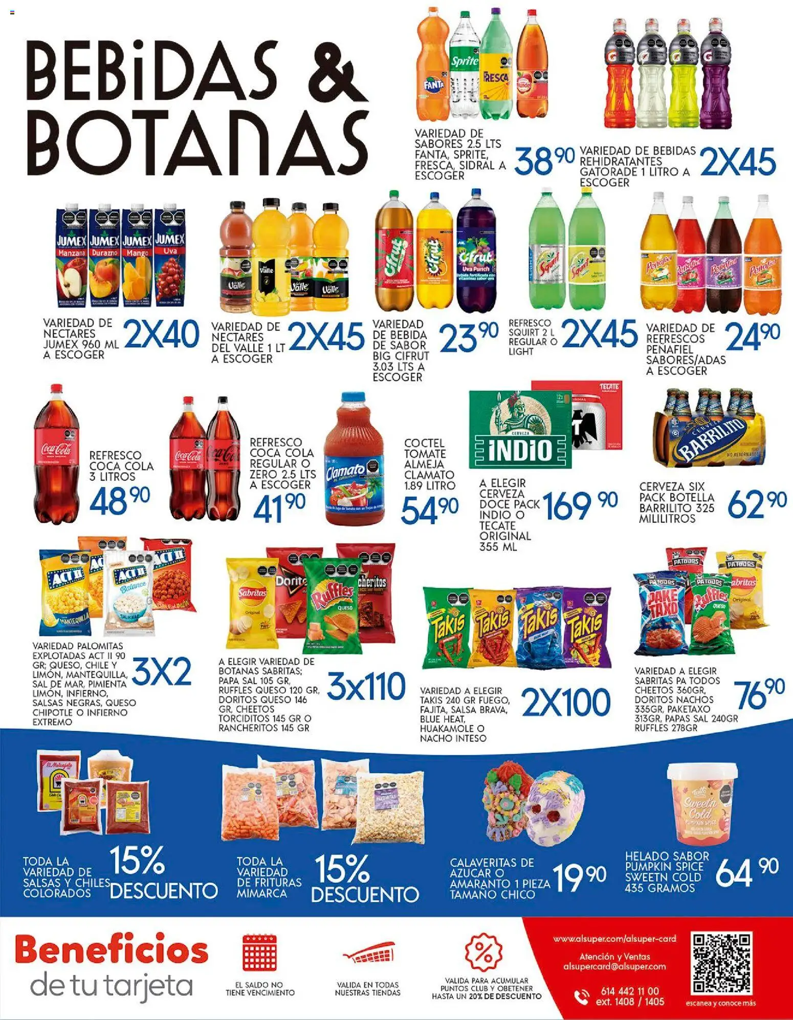 Nuevas ofertas de Alsuper válidas en toda la República Mexicana desde el 24.10.2025. ¡Encuentra las mejores ofertas en Alsuper folleto Saltillo! | Página: 7 | Productos: Refresco, Sal, Mango, Helado