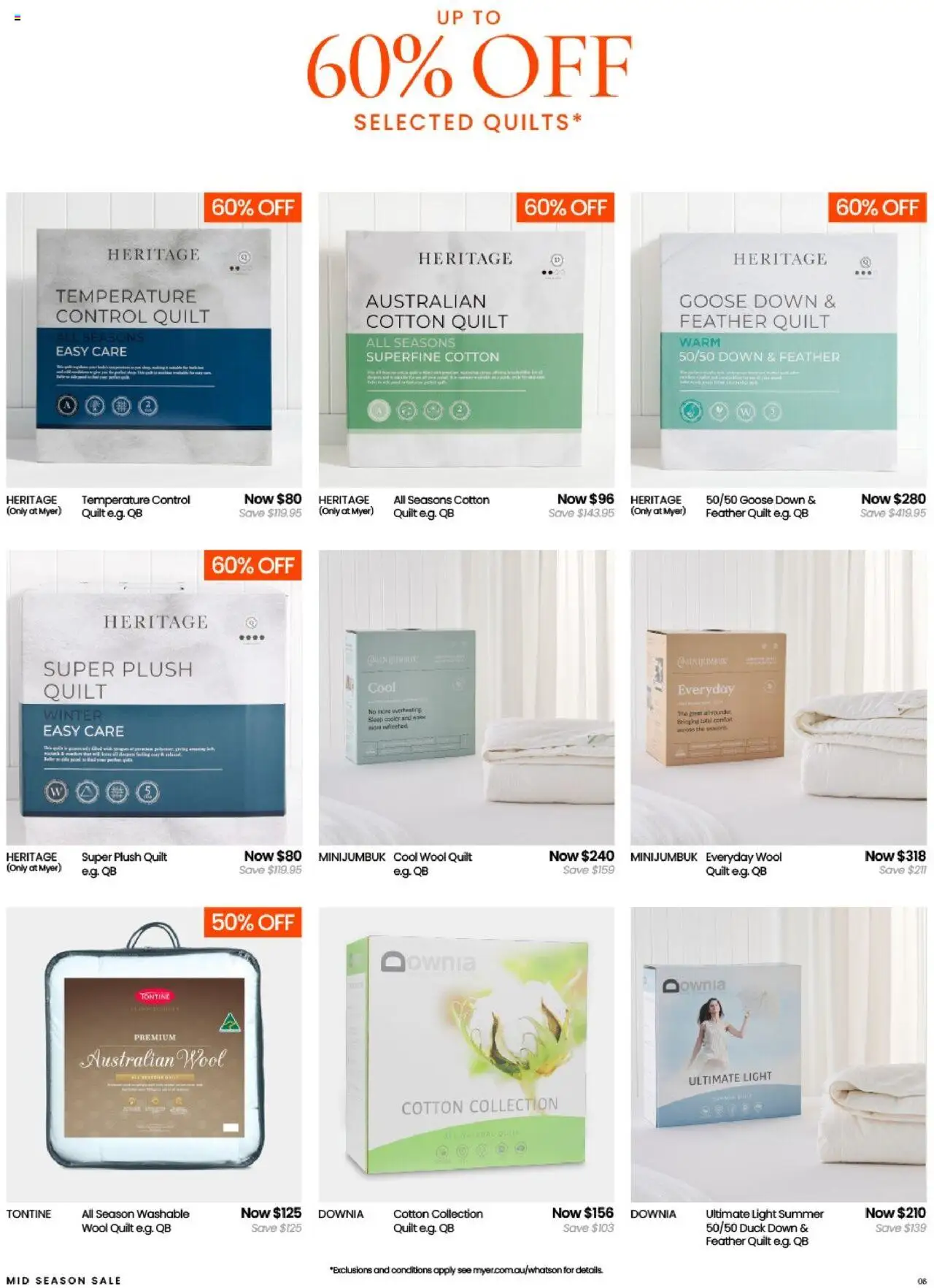Myer catalogue - valid from 10.09.2025 | Page: 8 | Products: Light, Duck