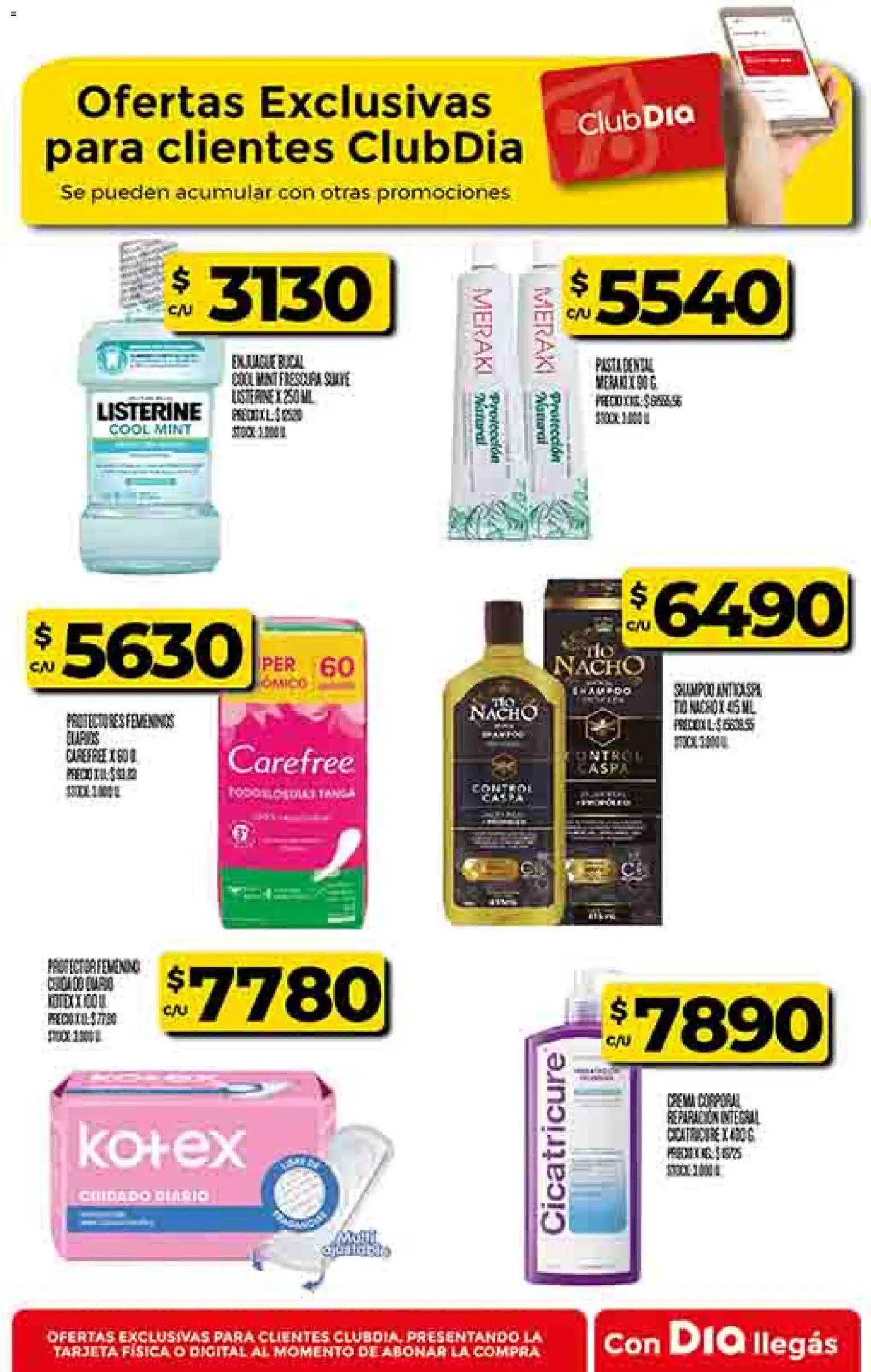 Supermercado DIA Ofertas │ válido desde el 22.10.2025 | Página: 52 | Productos: Shampoo, Enjuague bucal, Crema