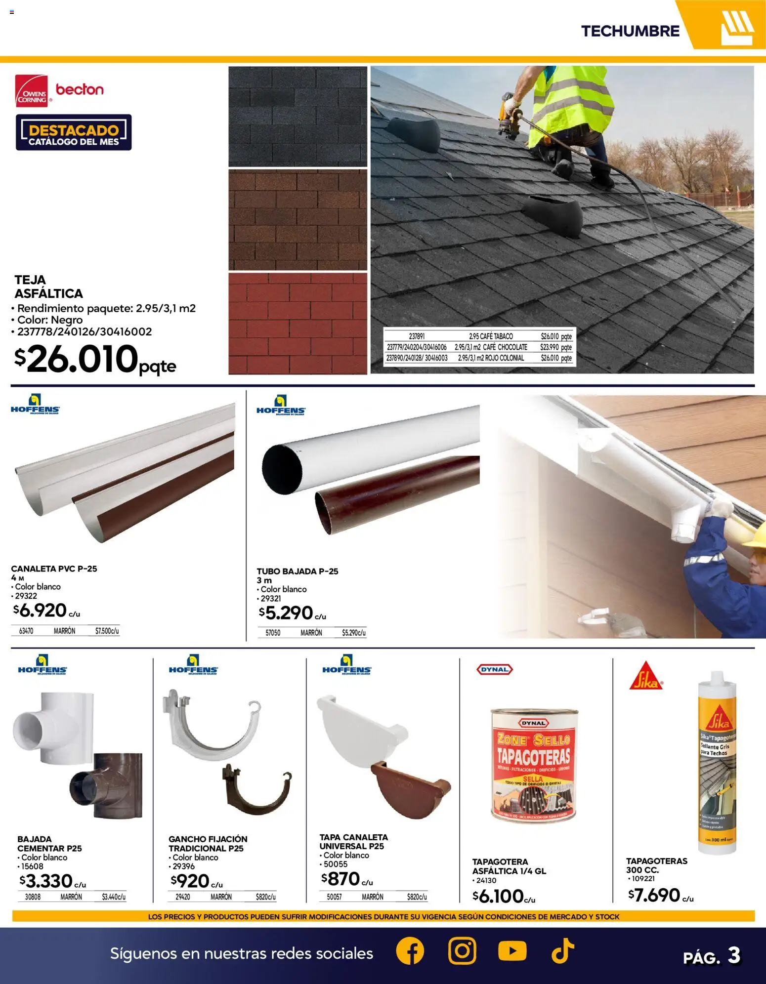 Construmart Ofertas │ válido desde el 01.04.2026 | Página: 3 | Productos: Canaleta, Café, Chocolate